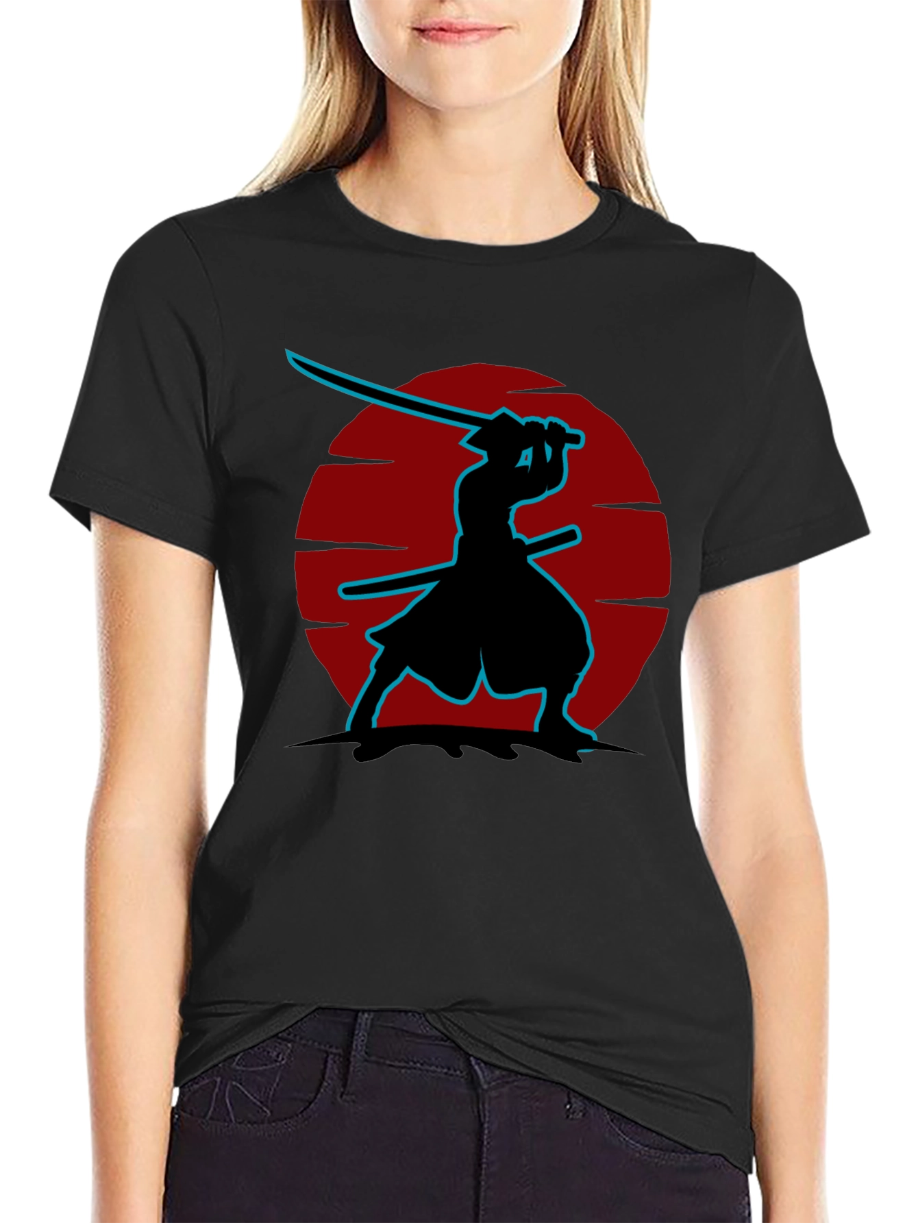 Samurai Graphic Tee - Japanese Warrior T-Shirt