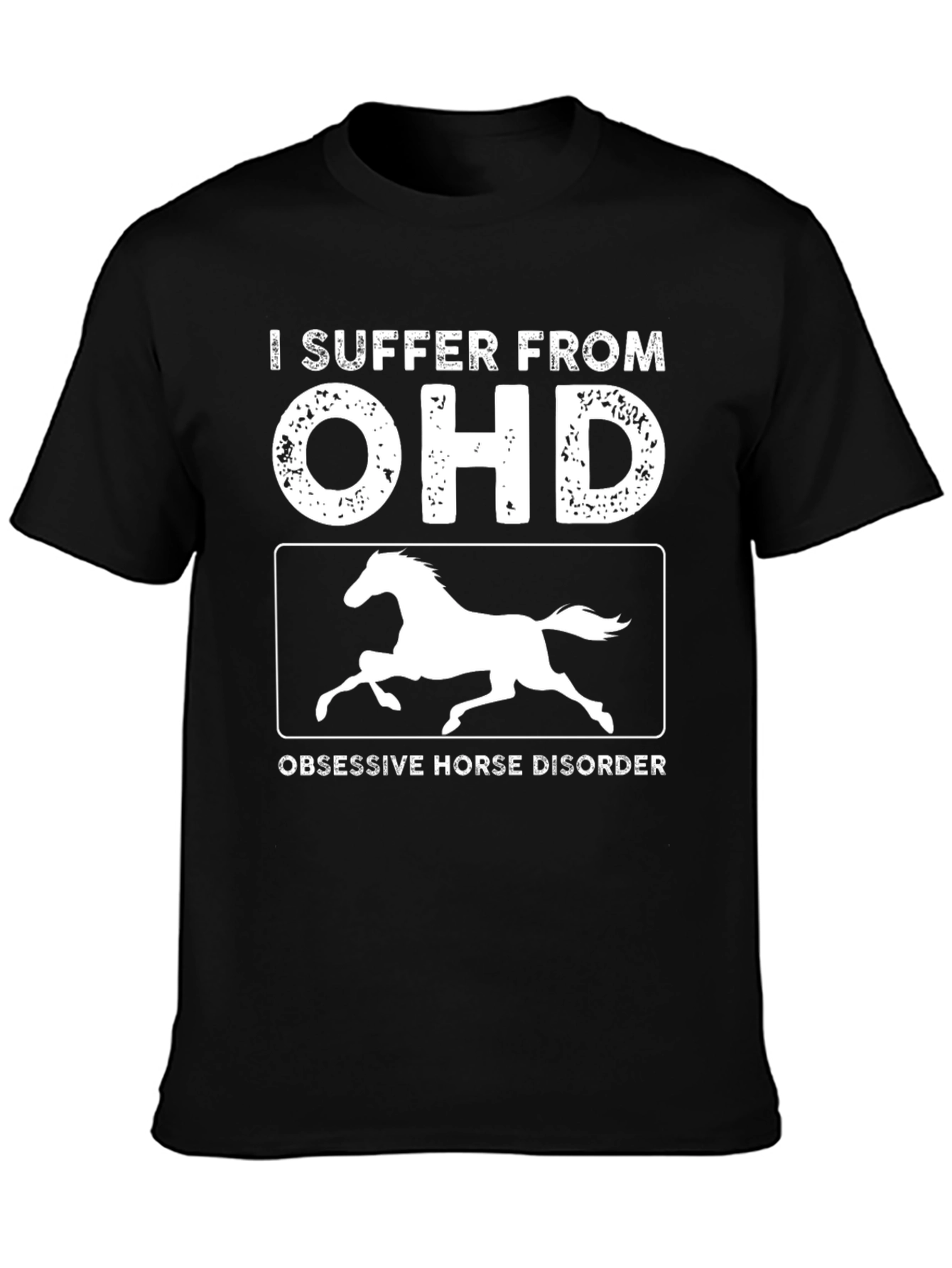 Obsessive Horse Disorder Novelty T-Shirt