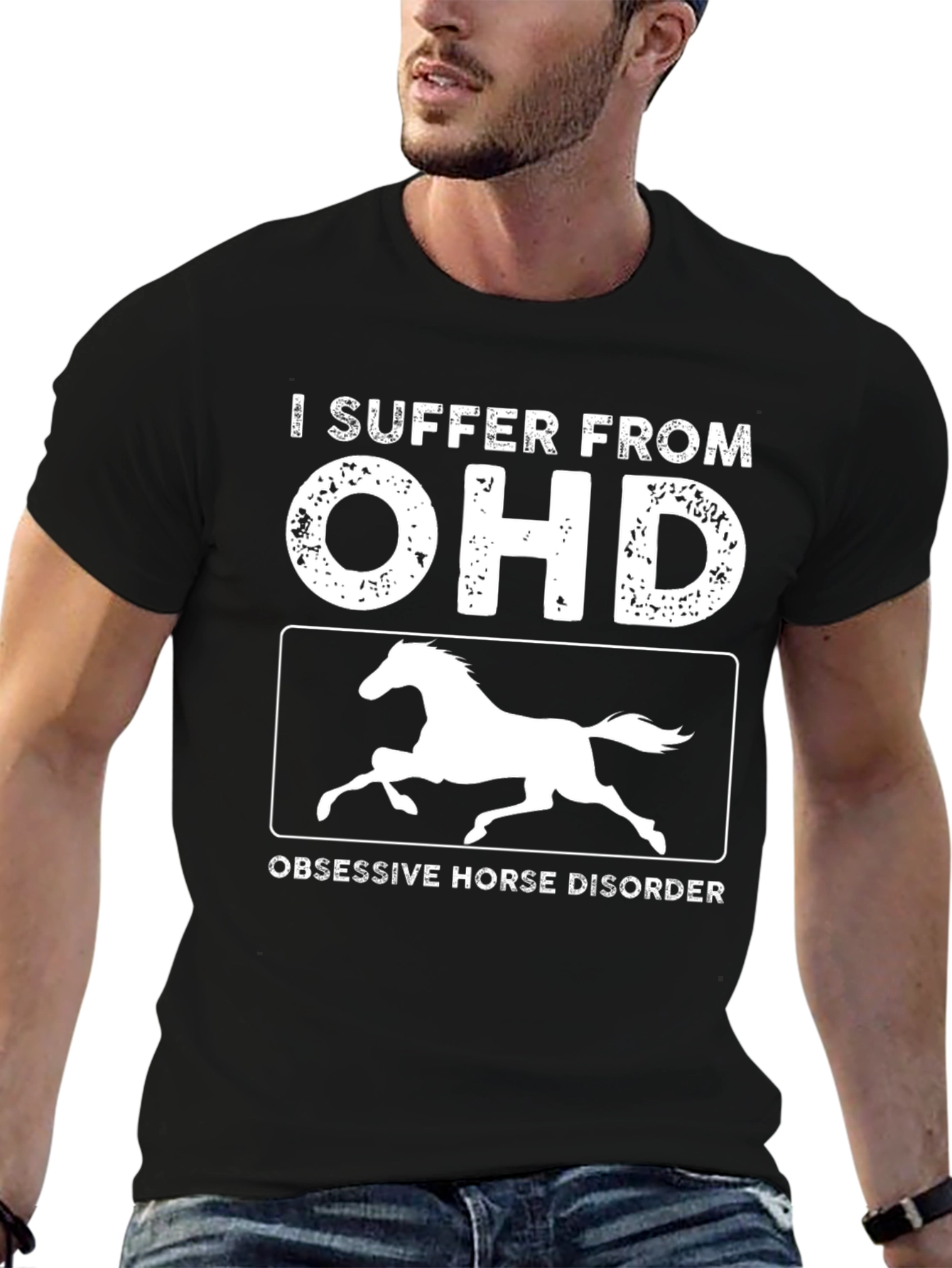 Obsessive Horse Disorder Novelty T-Shirt