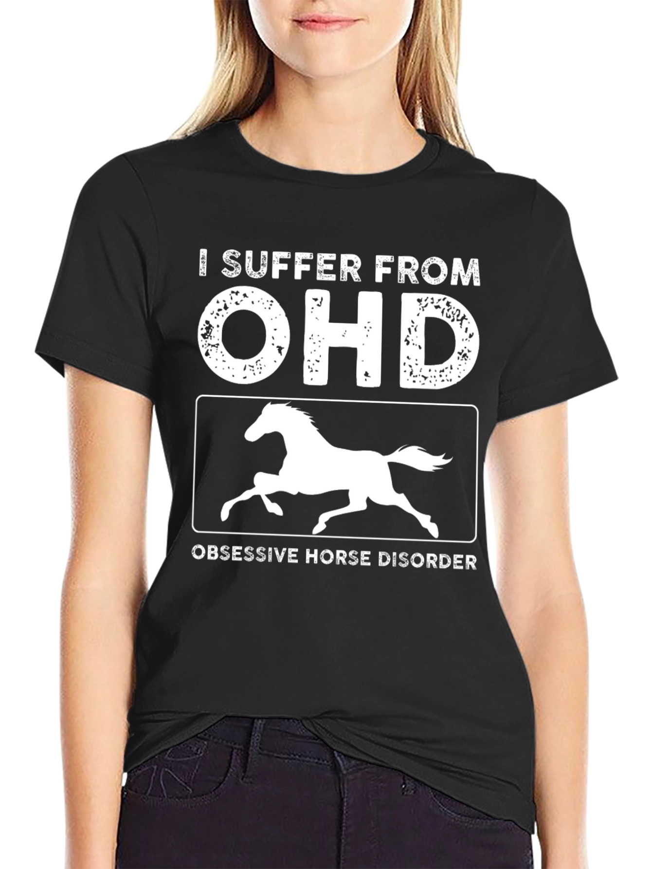Obsessive Horse Disorder Novelty T-Shirt