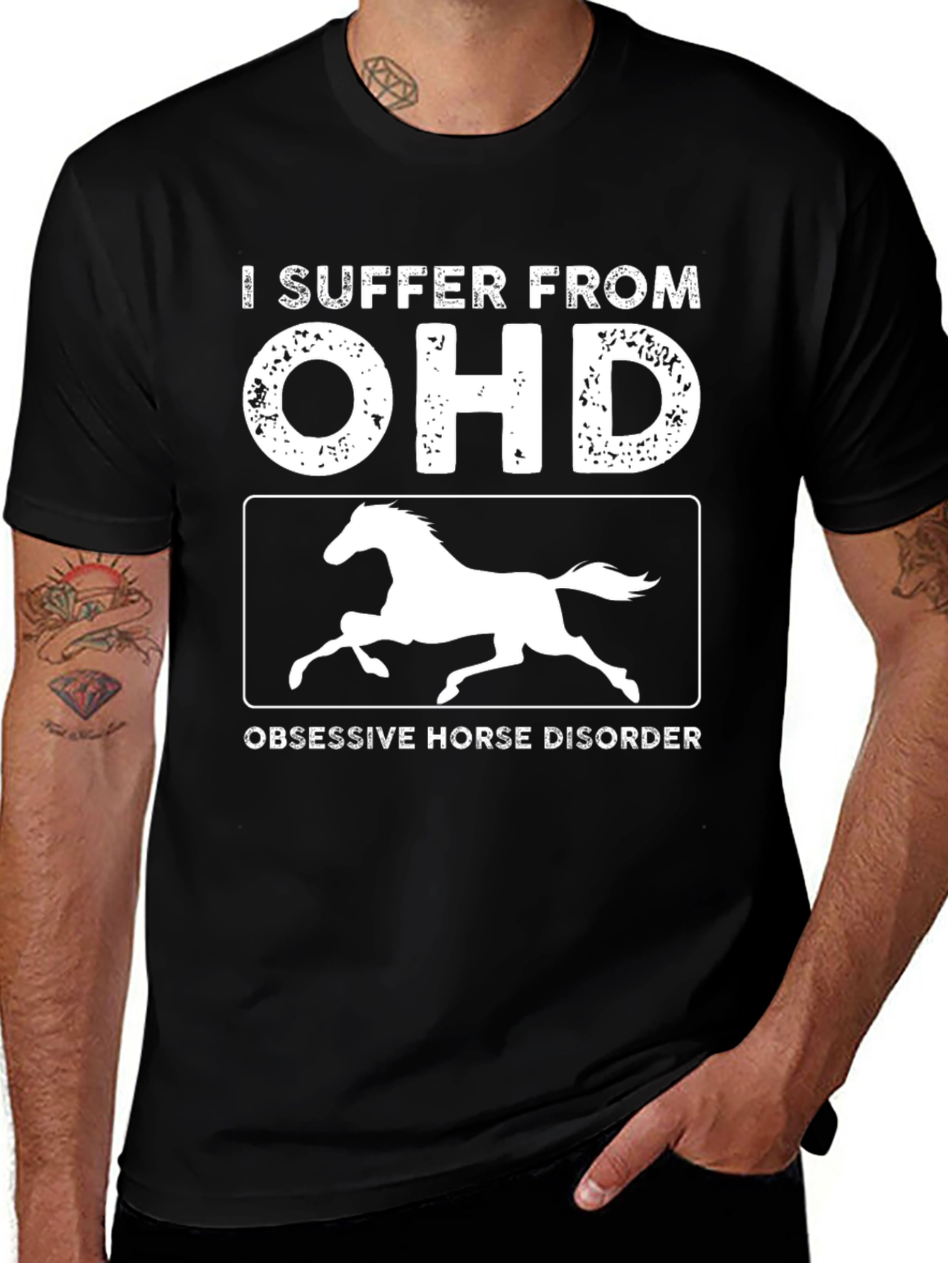 Obsessive Horse Disorder Novelty T-Shirt