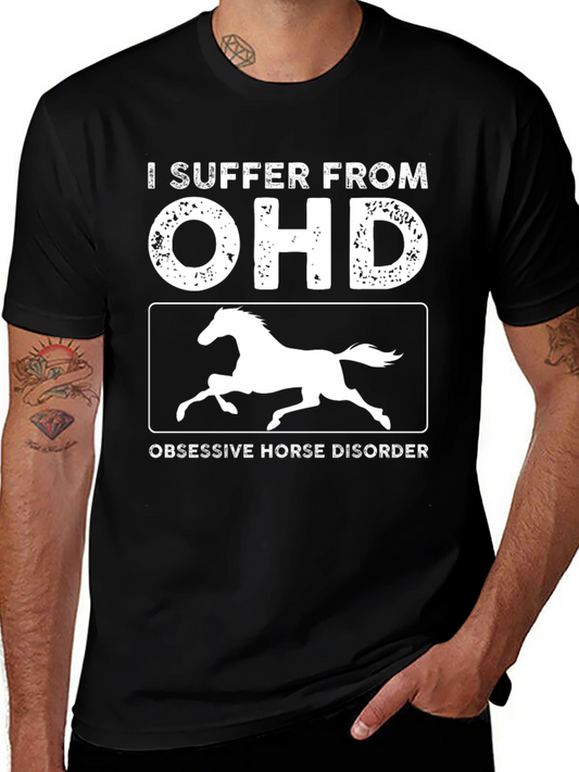 Obsessive Horse Disorder Novelty T-Shirt