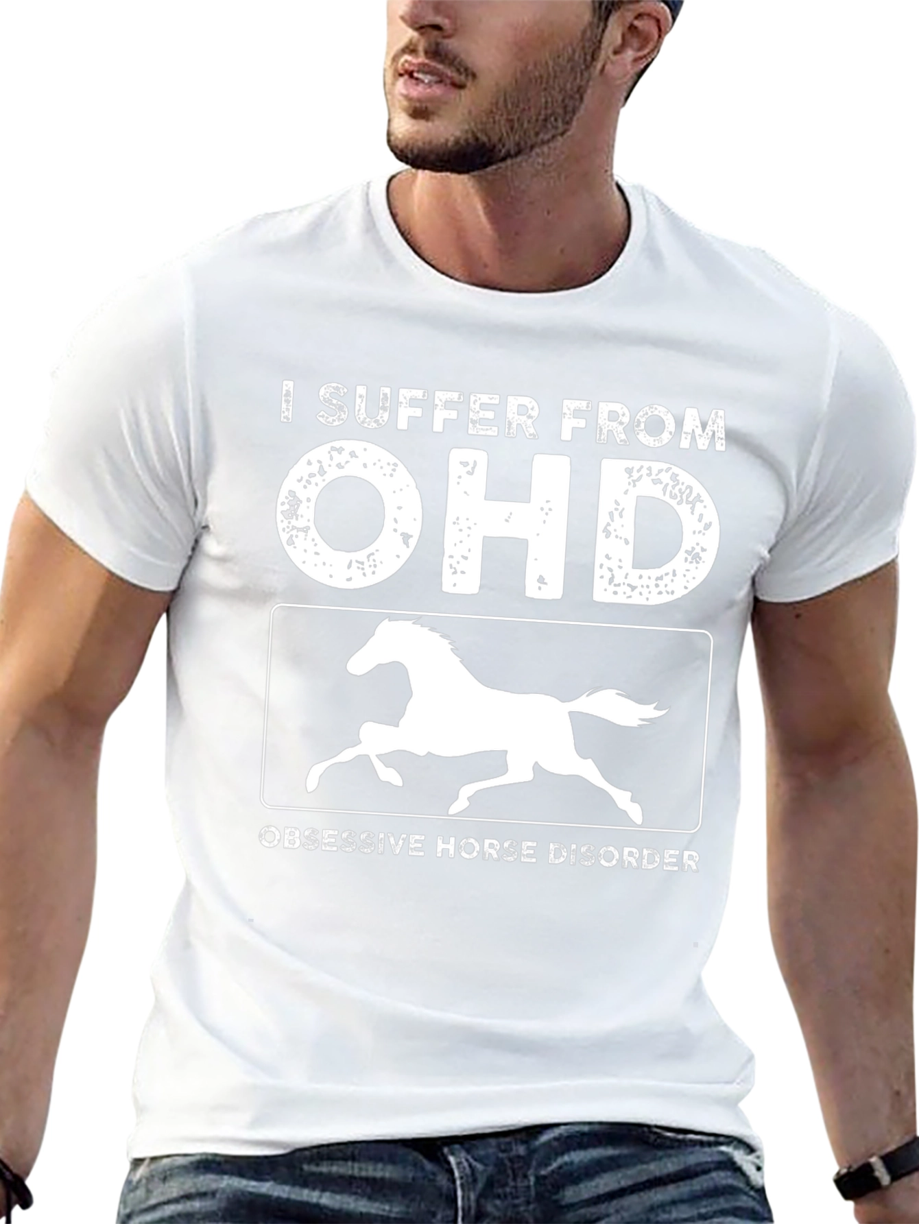 Obsessive Horse Disorder Novelty T-Shirt