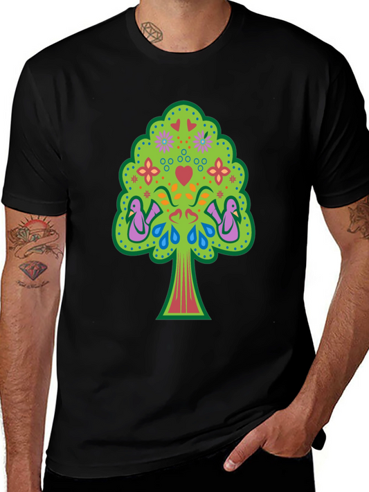 Whimsical Tree of Life Graphic Tee