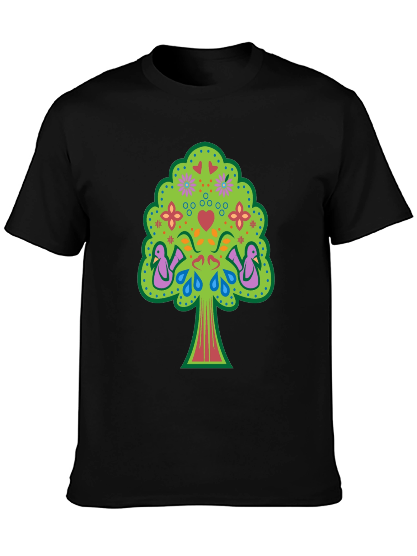 Whimsical Tree of Life Graphic Tee