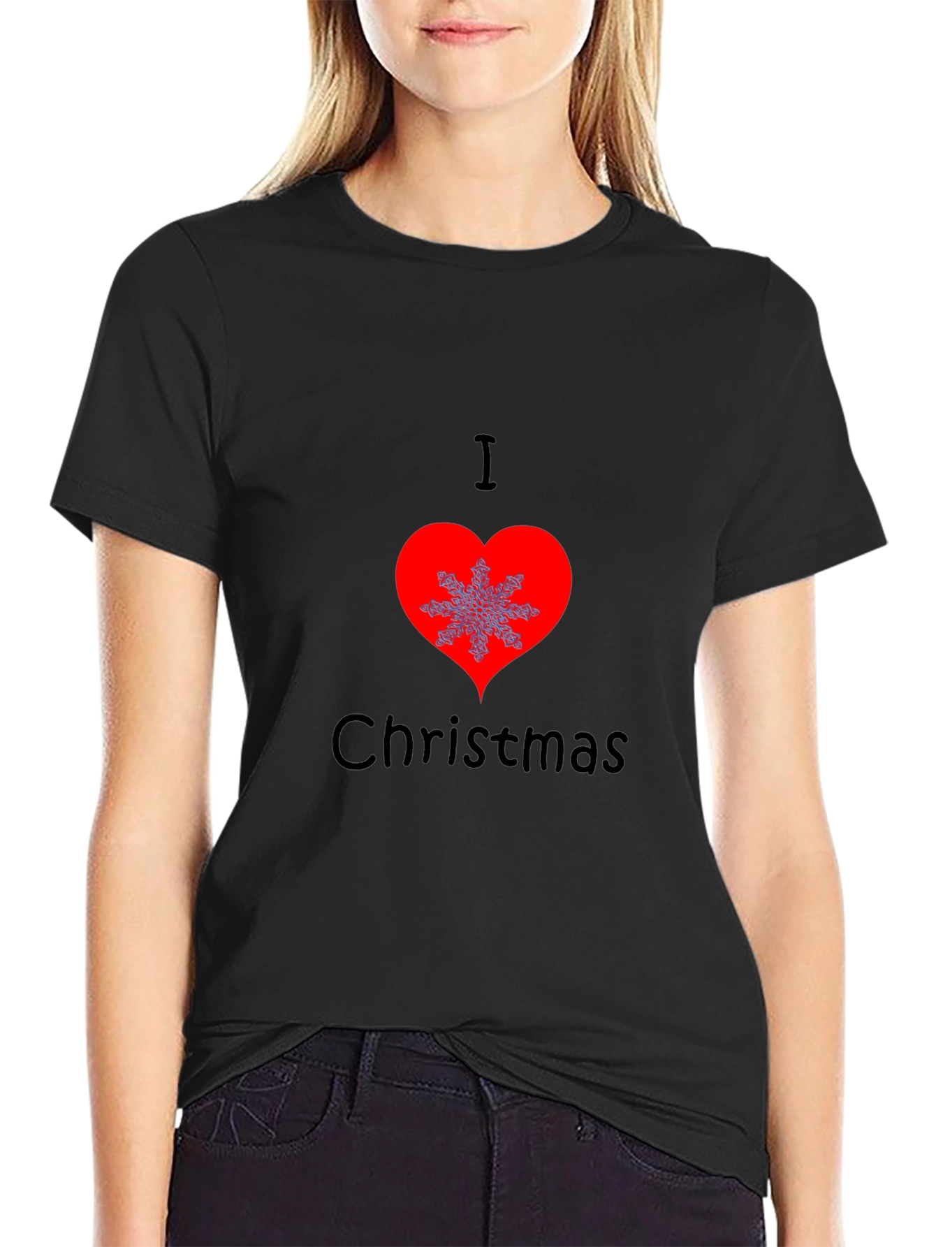 I Love Christmas T-Shirt Holiday Graphic Tee