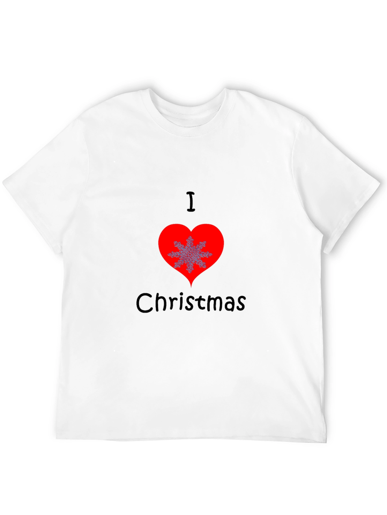 I Love Christmas T-Shirt Holiday Graphic Tee