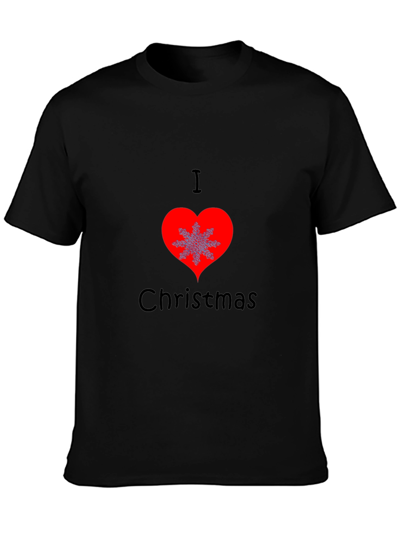 I Love Christmas T-Shirt Holiday Graphic Tee
