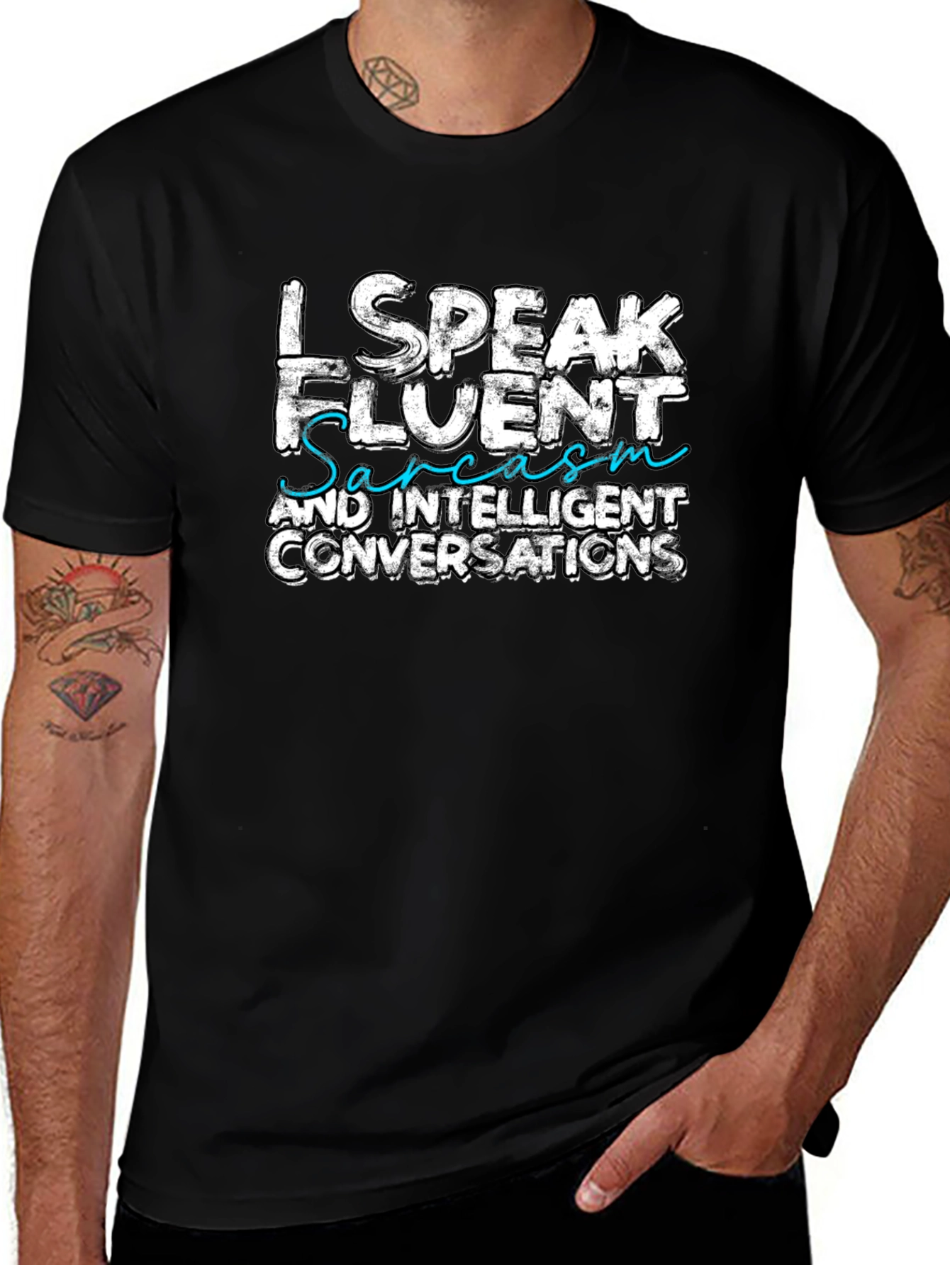 Fluent Sarcasm Graphic Tee - Funny Statement T-Shirt