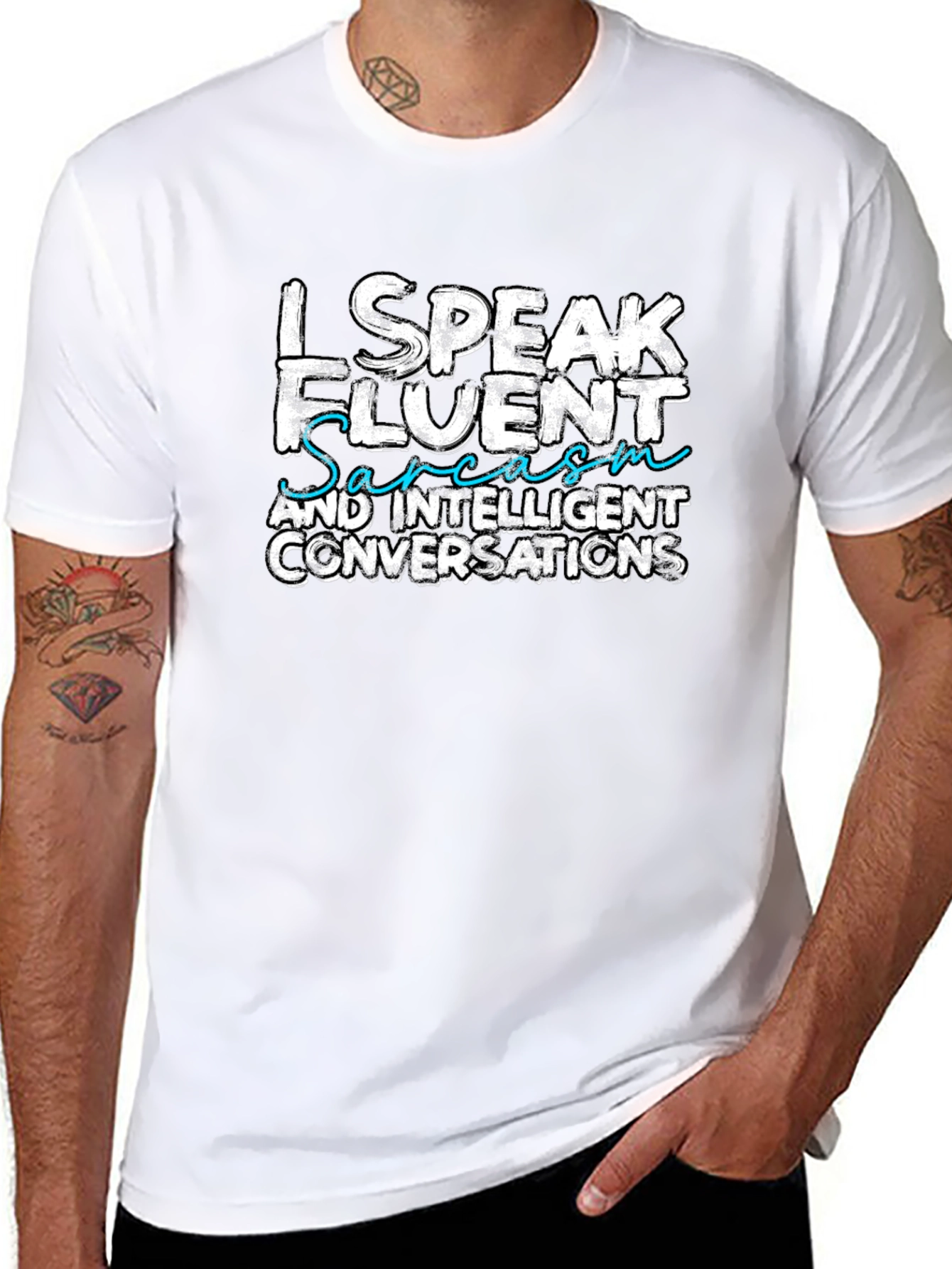 Fluent Sarcasm Graphic Tee - Funny Statement T-Shirt