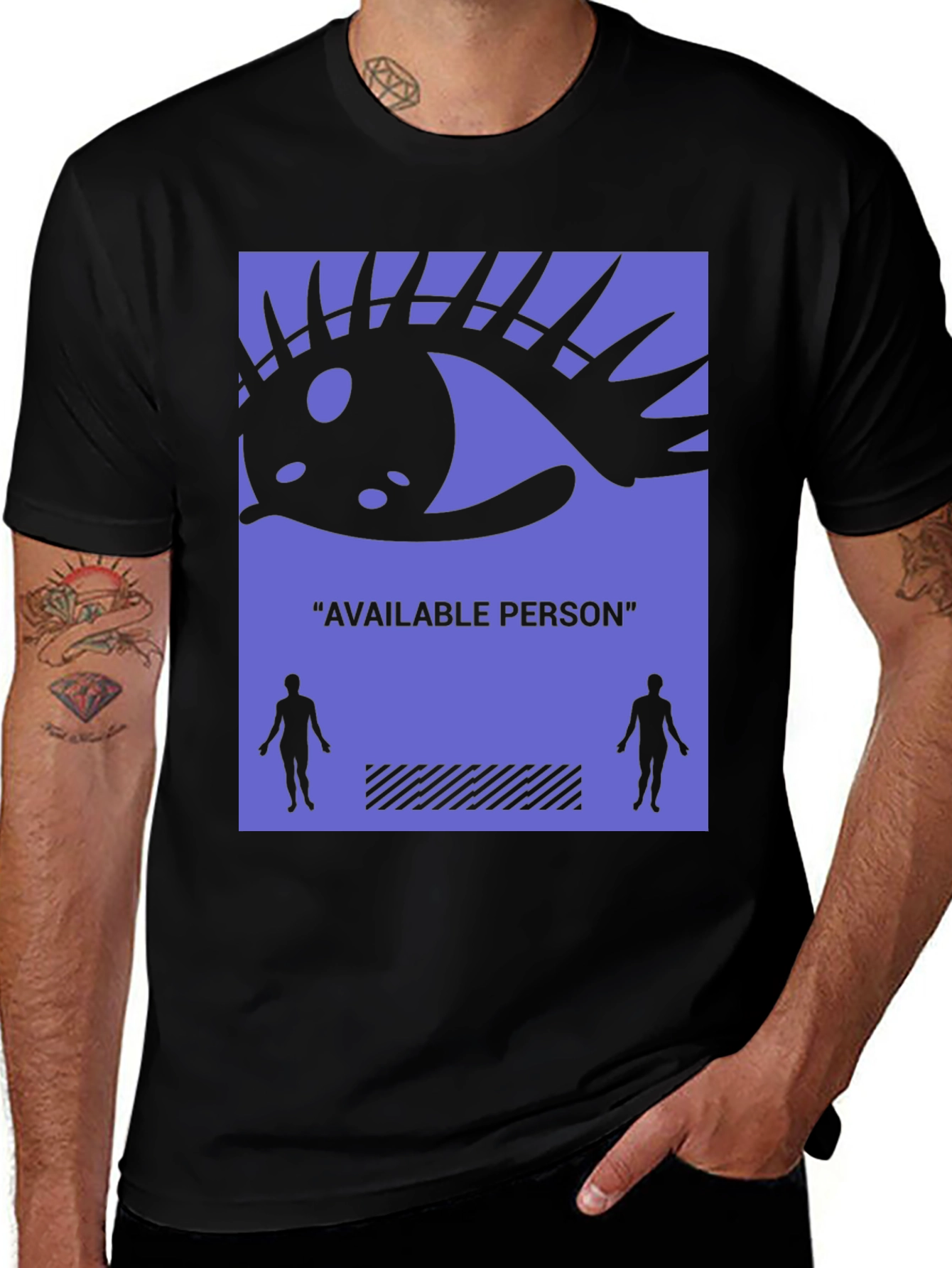 Available Person Eye Graphic Tee