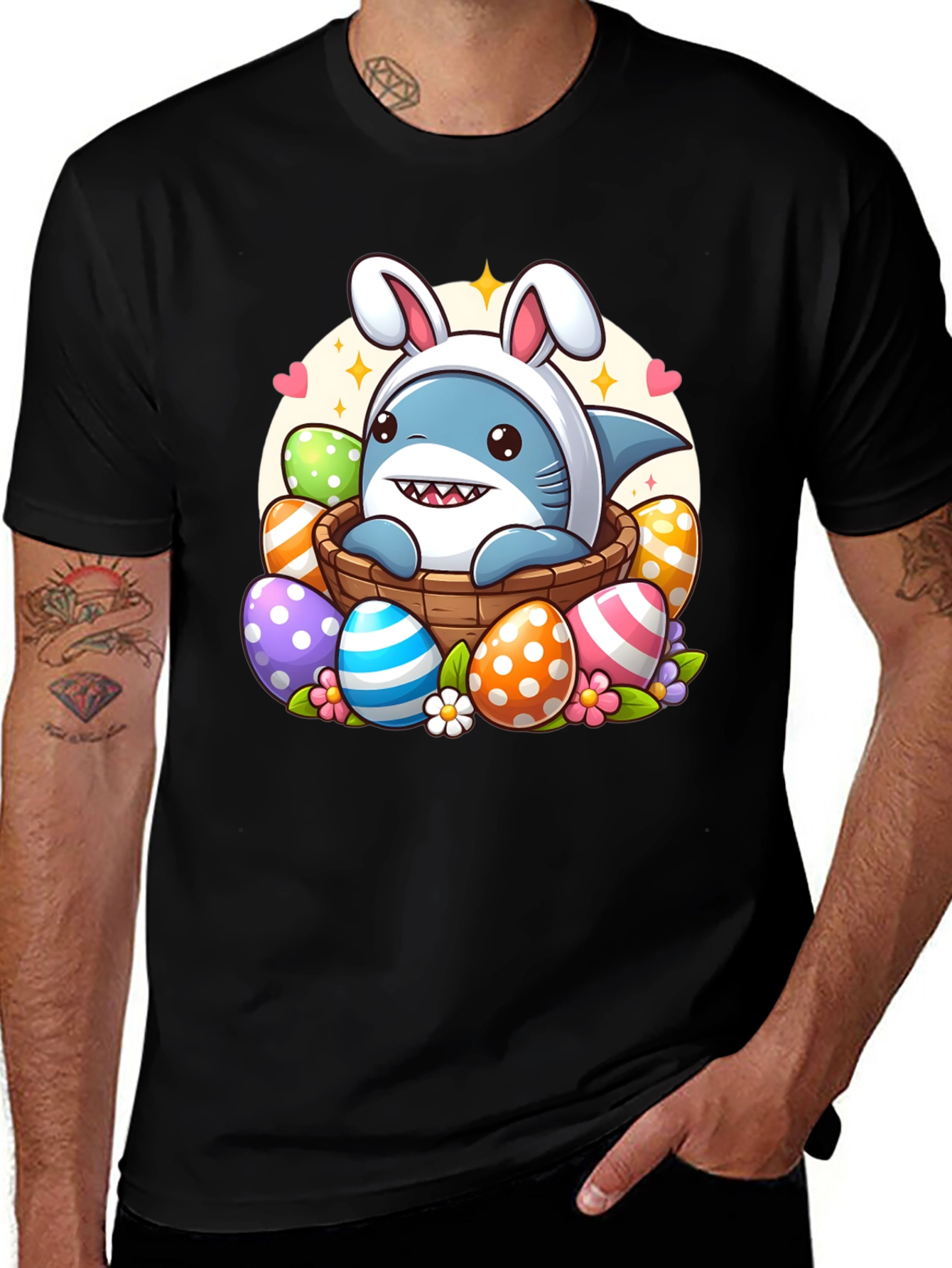 Easter Shark Bunny T-Shirt