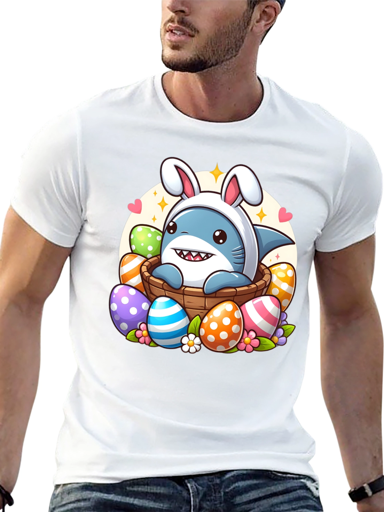 Easter Shark Bunny T-Shirt