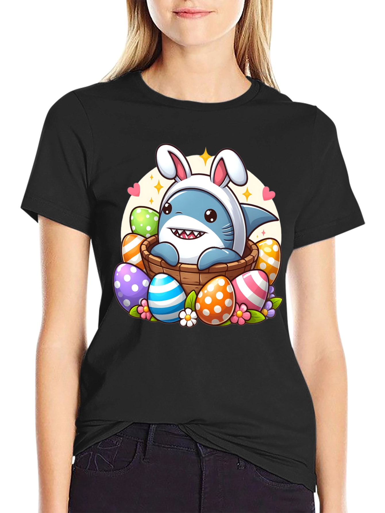 Easter Shark Bunny T-Shirt