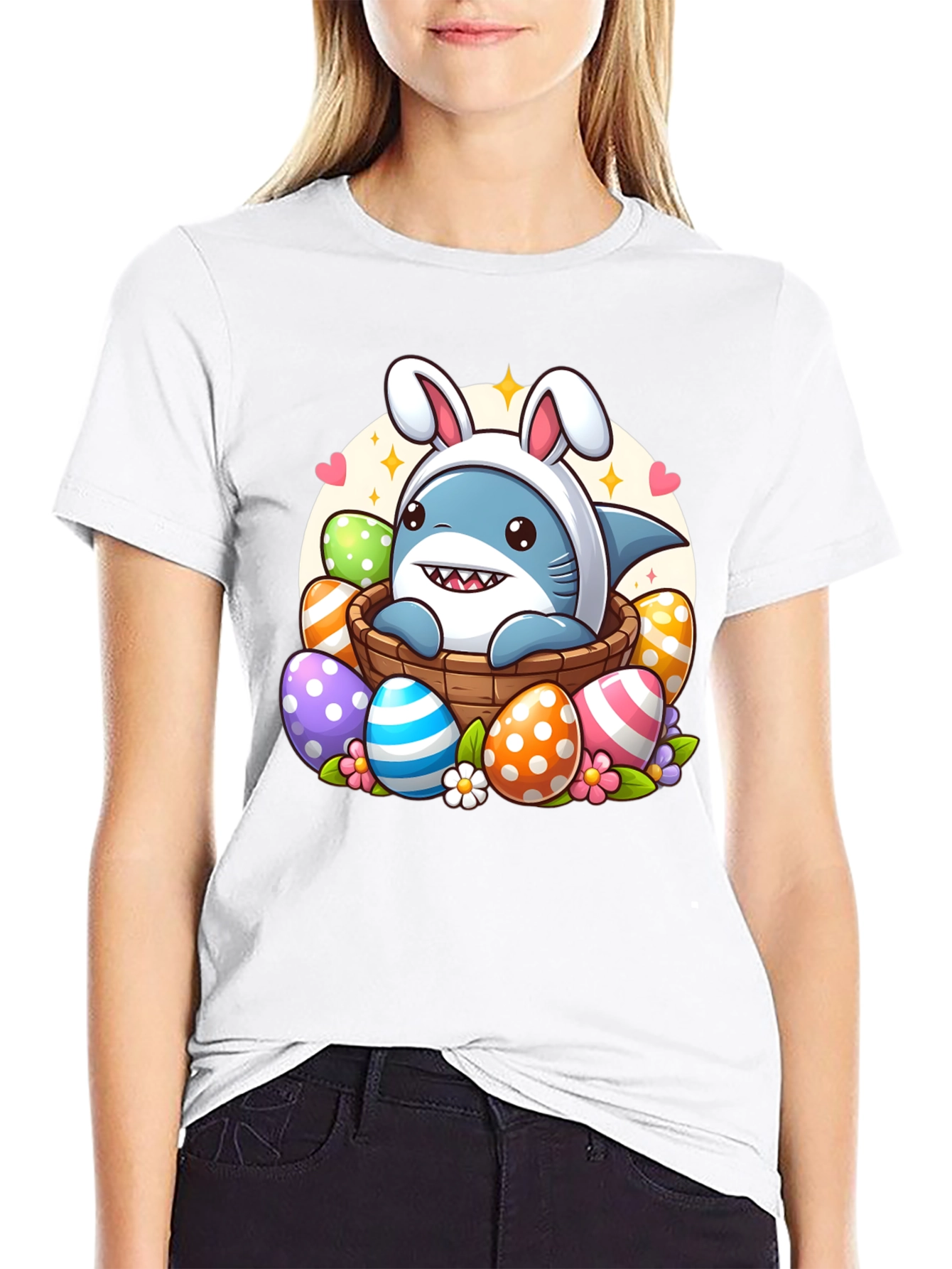 Easter Shark Bunny T-Shirt