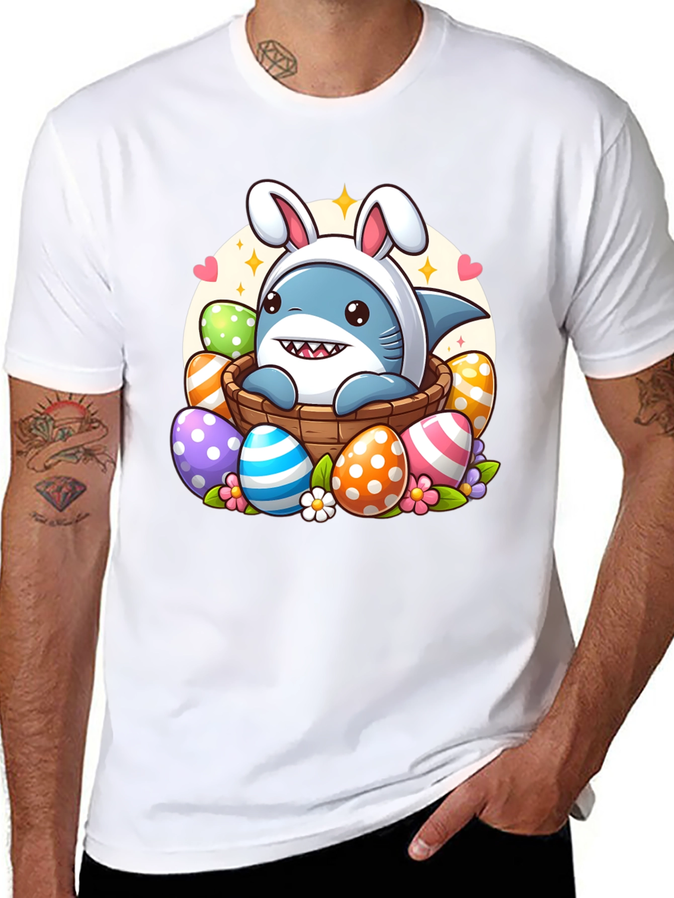 Easter Shark Bunny T-Shirt