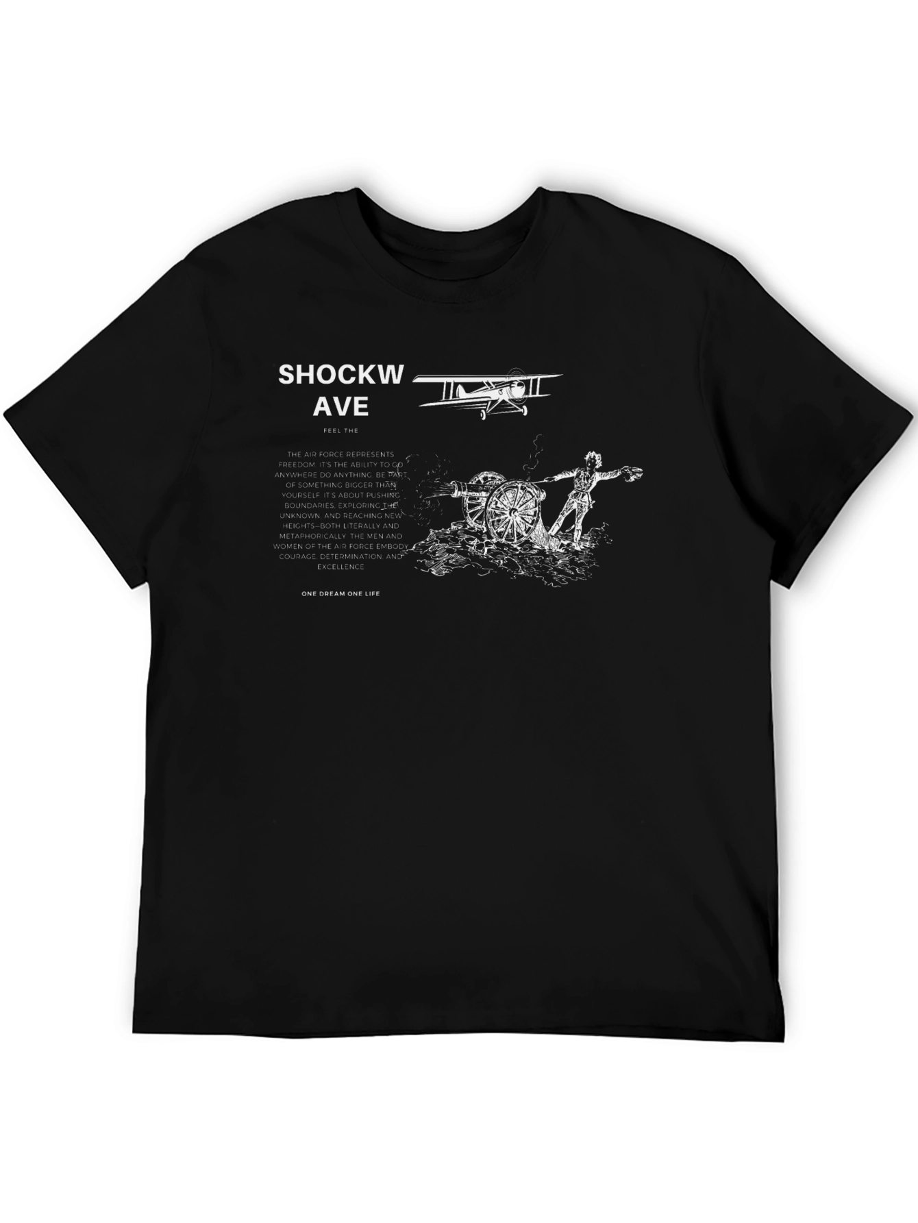 Shockwave Graphic Tee - Aviation Style