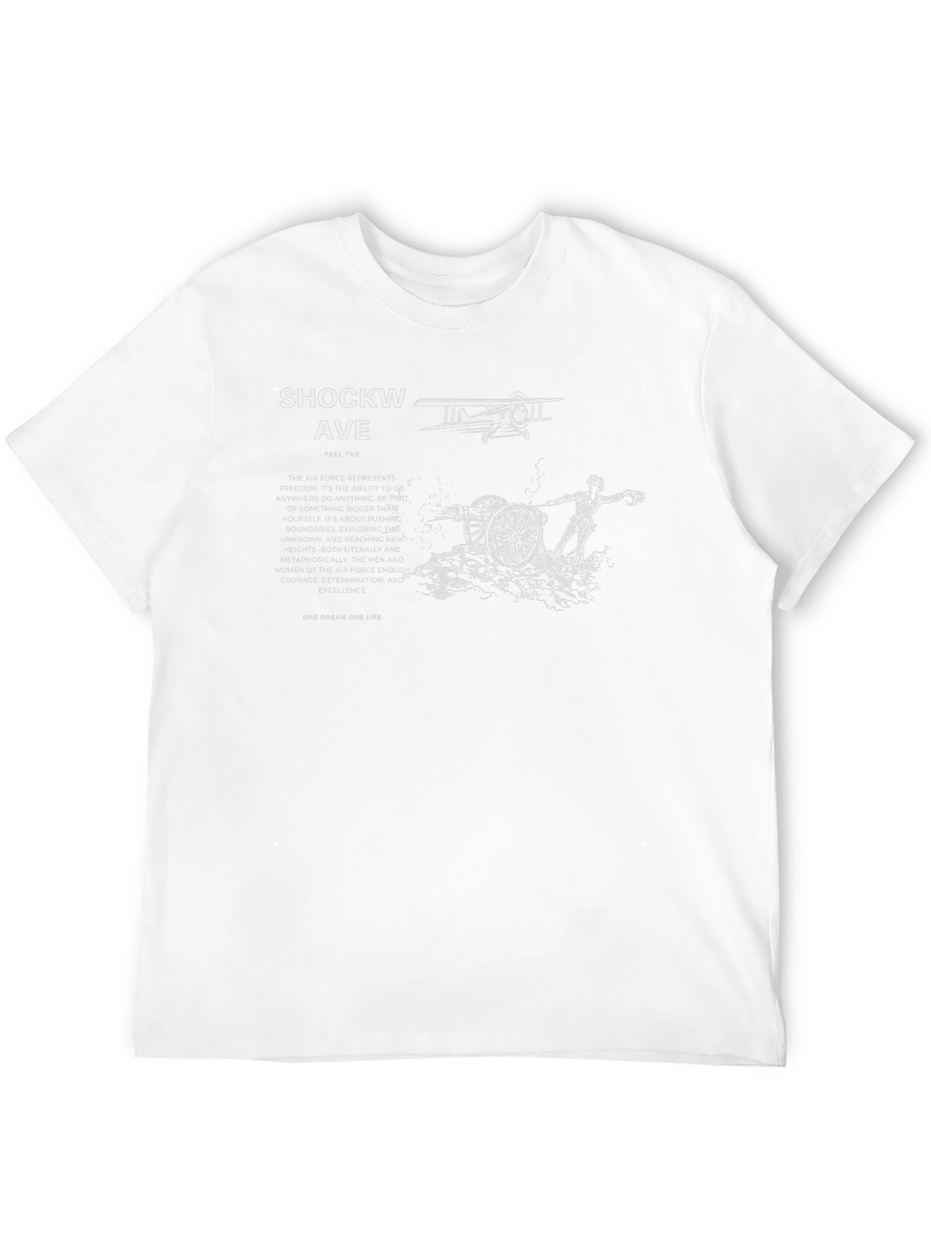 Shockwave Graphic Tee - Aviation Style