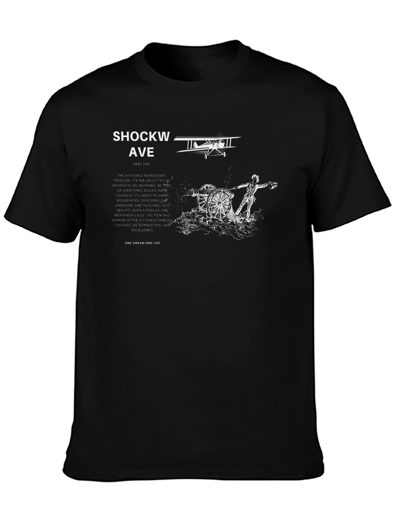 Shockwave Graphic Tee - Aviation Style