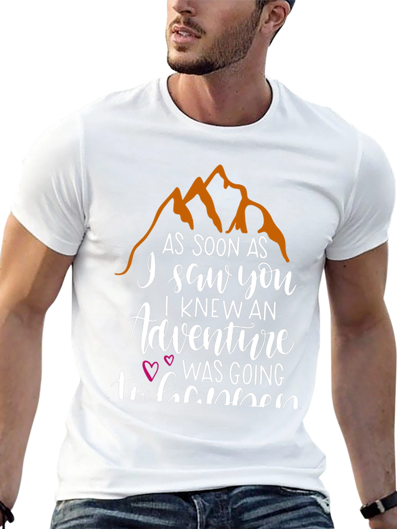 Adventure Awaits Graphic Tee - Black Unisex Shirt