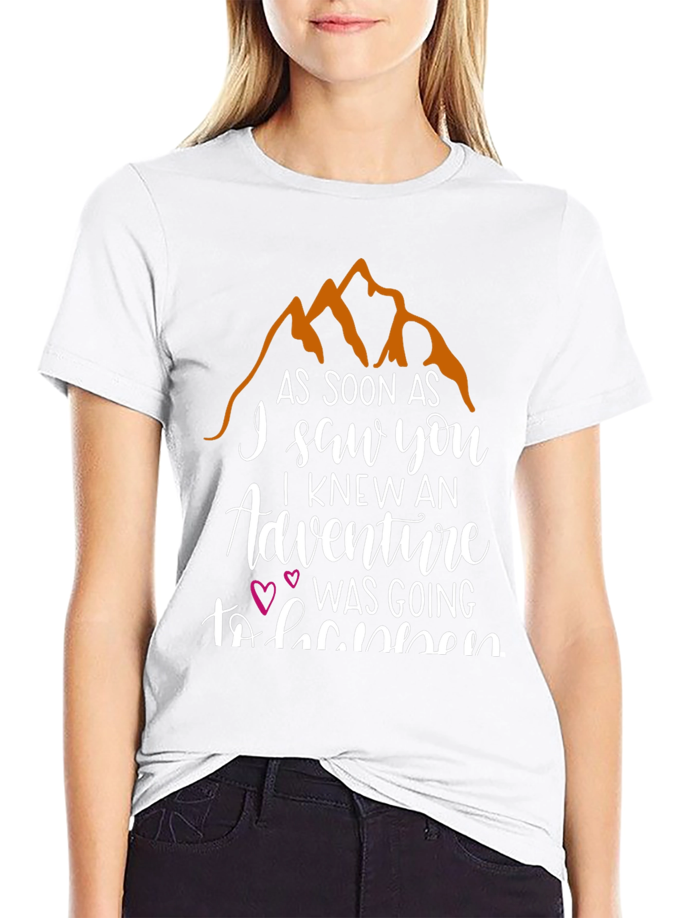 Adventure Awaits Graphic Tee - Black Unisex Shirt