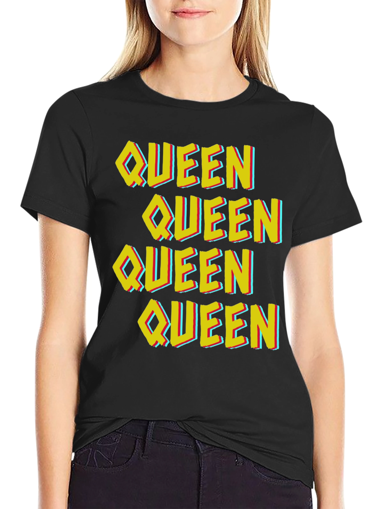 Queen Graphic T-Shirt - Retro Style