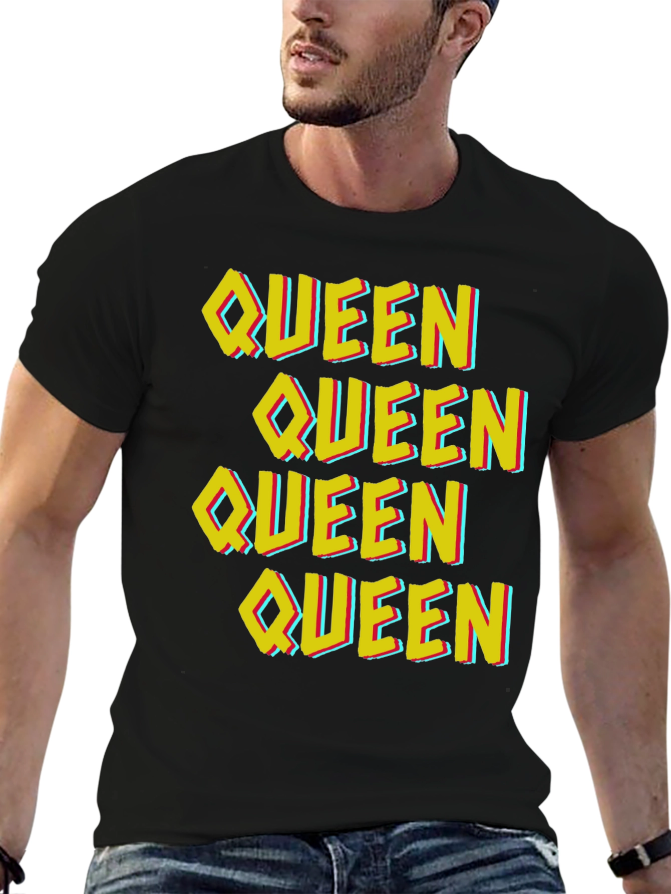 Queen Graphic T-Shirt - Retro Style