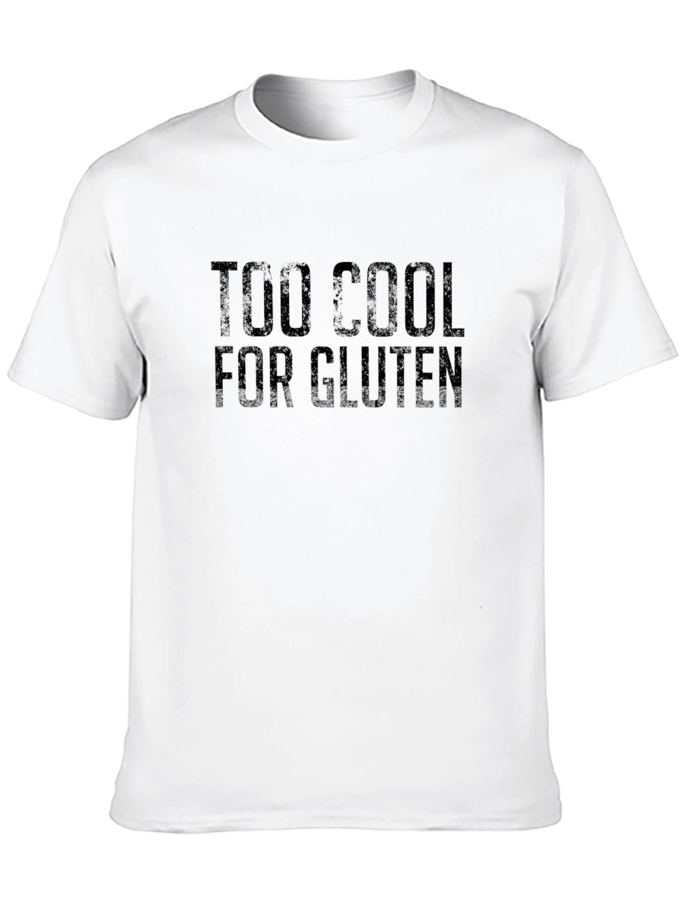Too Cool For Gluten Black Graphic Tee