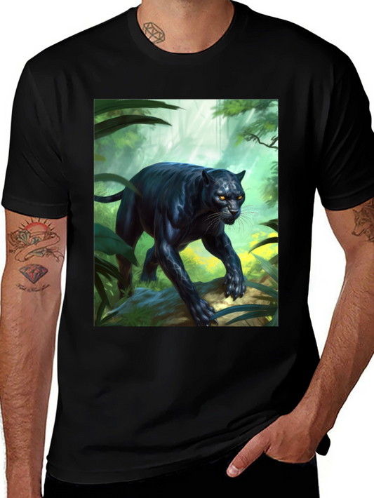 Jungle Panther Graphic Tee - Fierce Style
