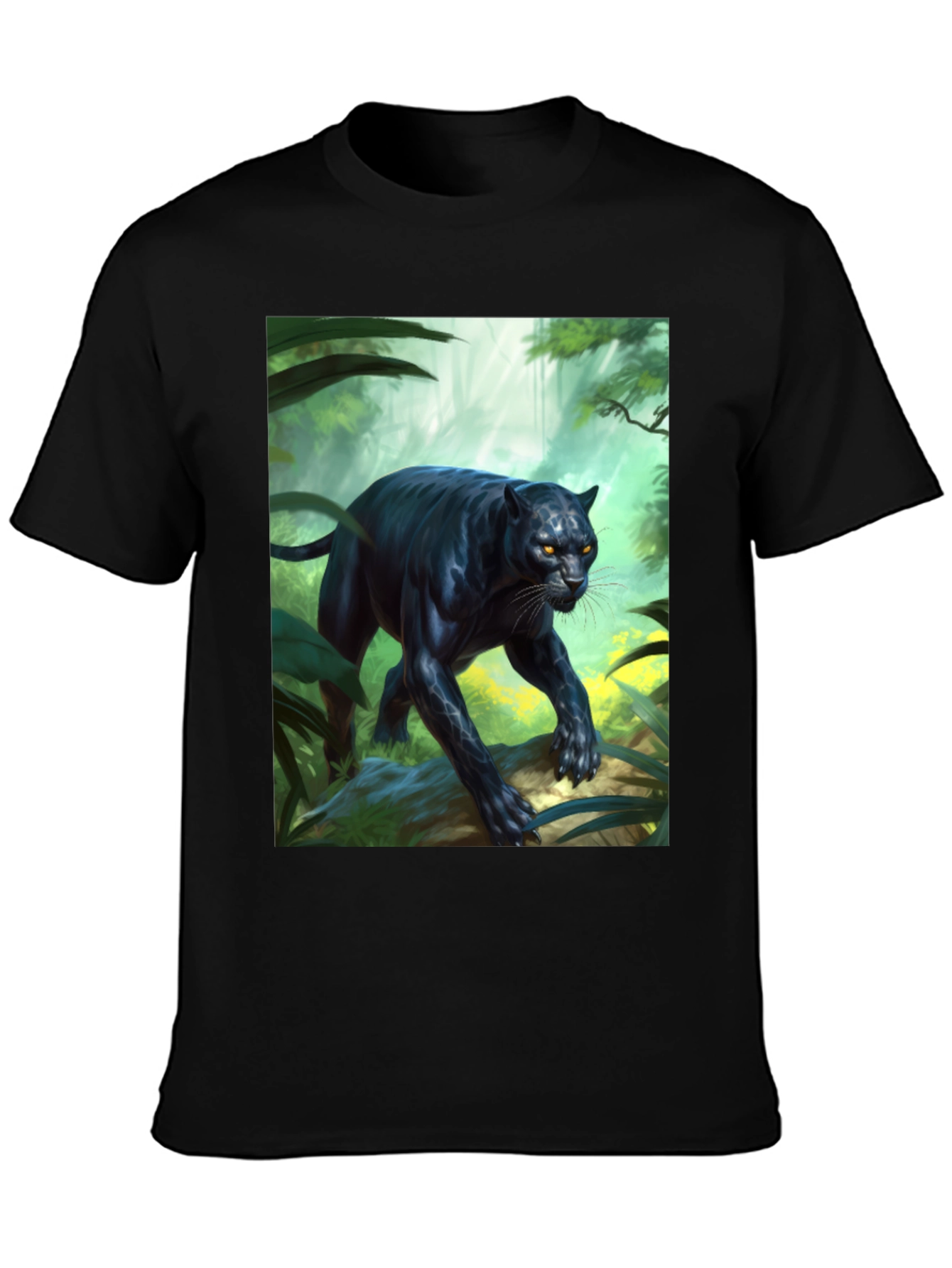 Jungle Panther Graphic Tee - Fierce Style