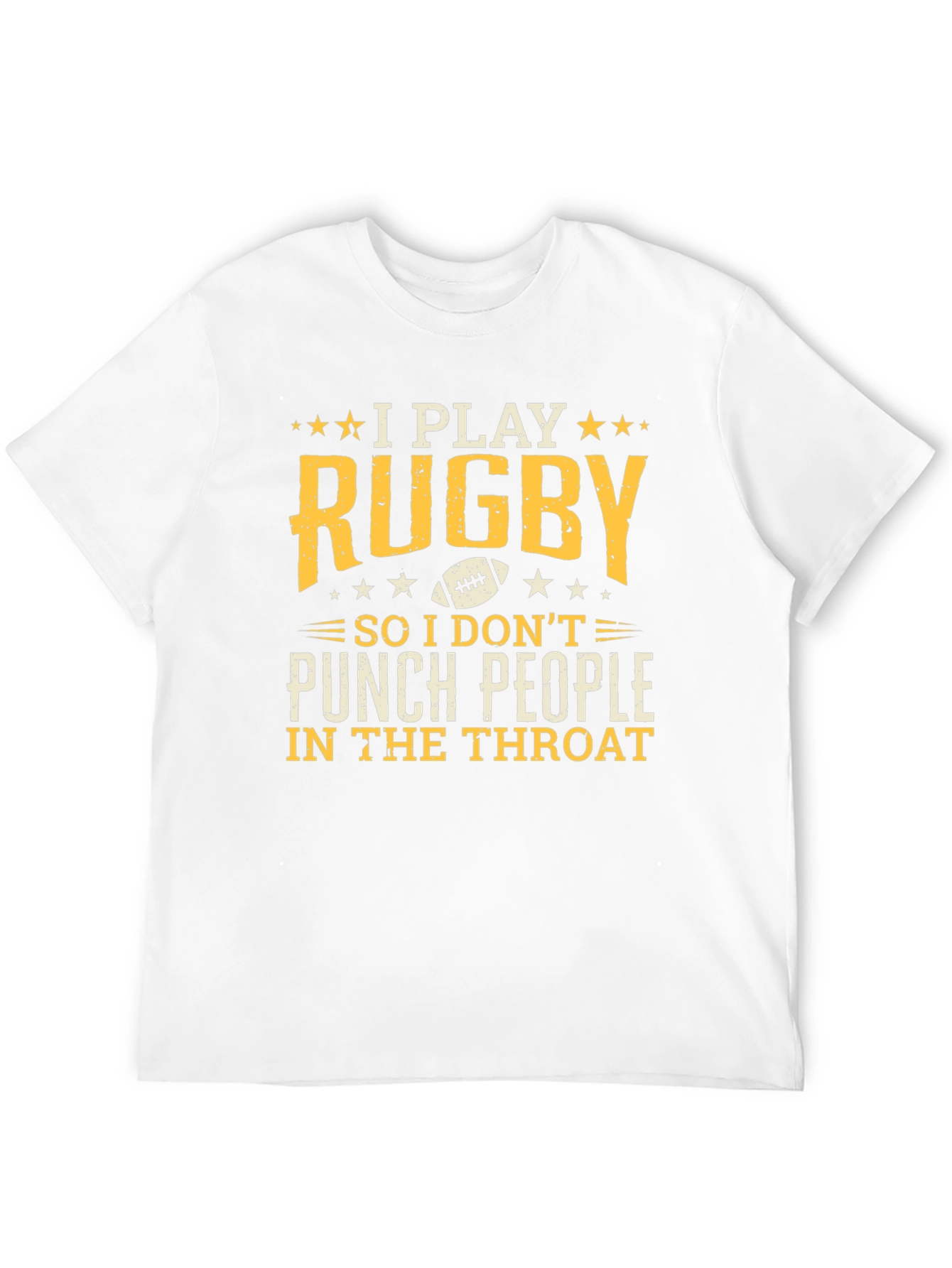 Rugby Player Graphic Tee: I Play Rugby T-Shirt