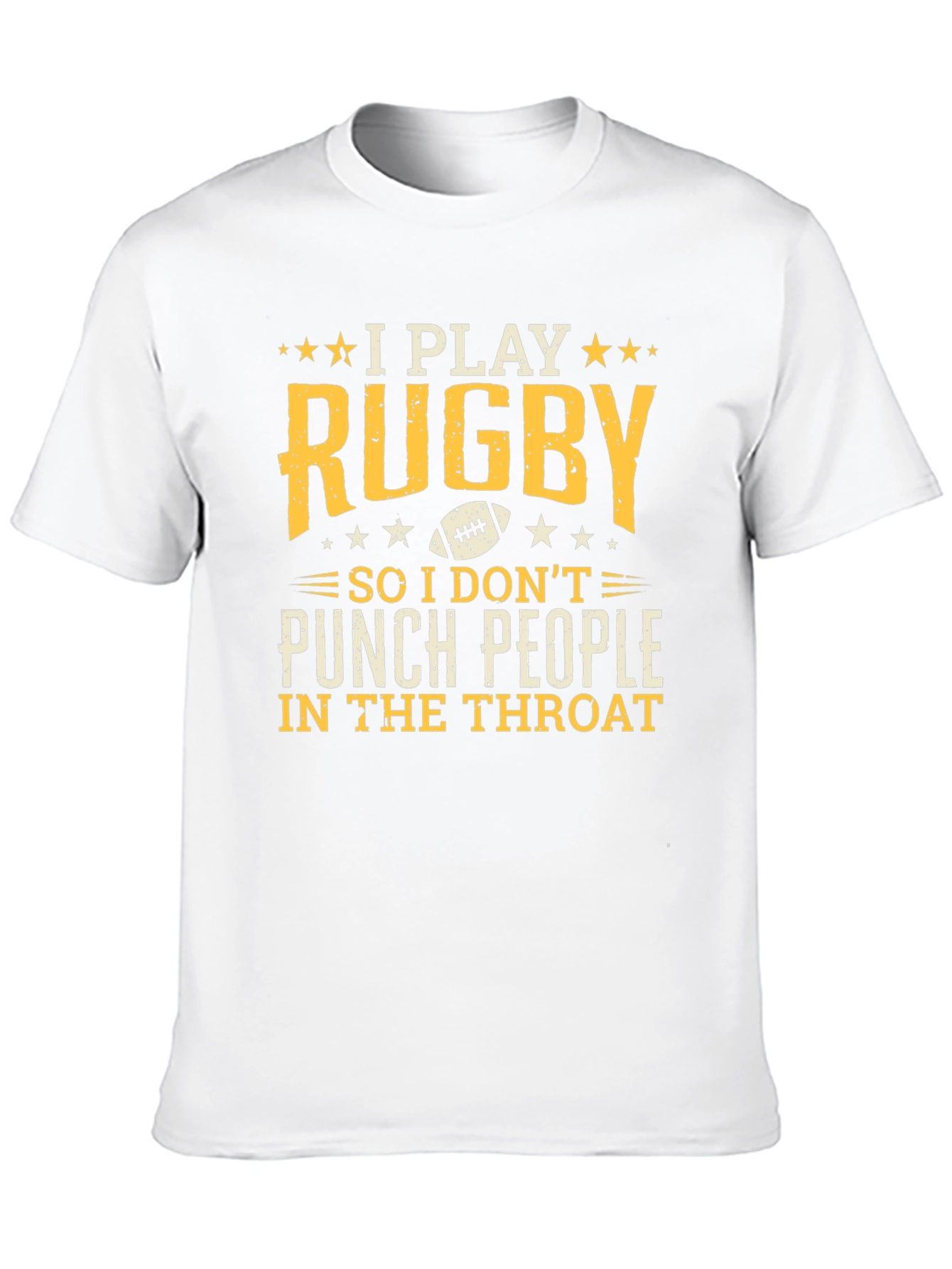 Rugby Player Graphic Tee: I Play Rugby T-Shirt