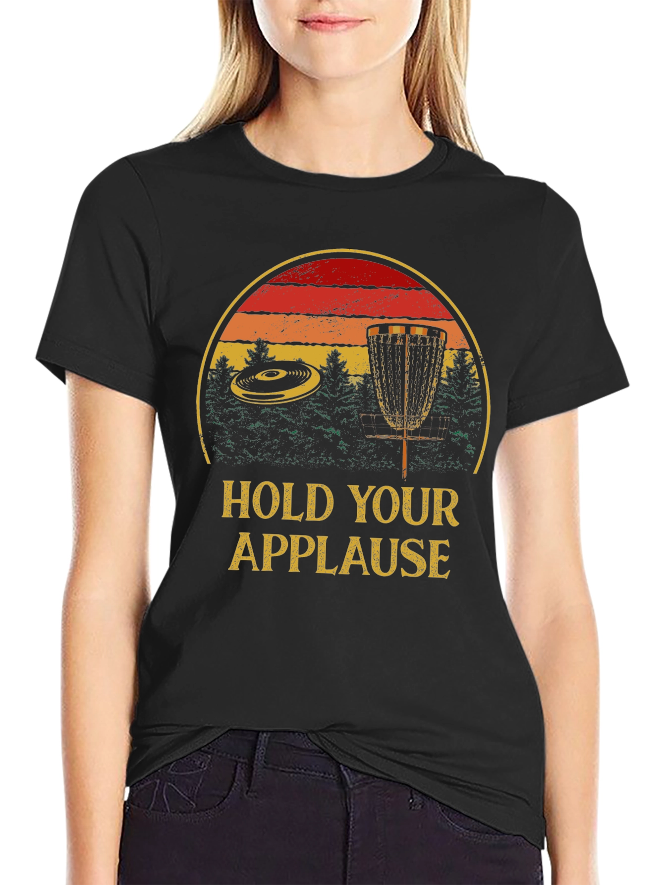 Hold Your Applause Disc Golf T-Shirt
