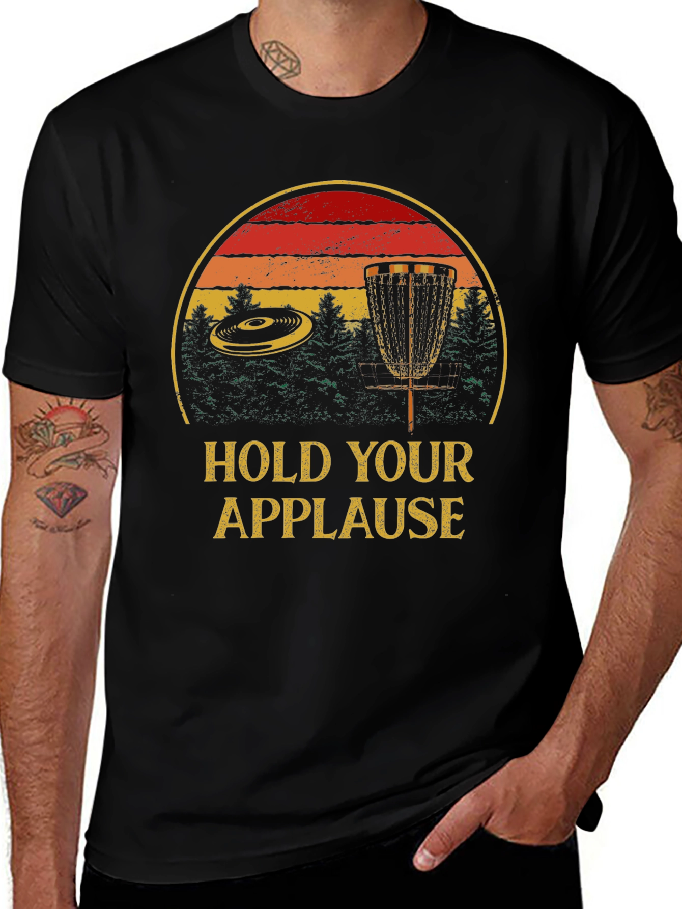 Hold Your Applause Disc Golf T-Shirt