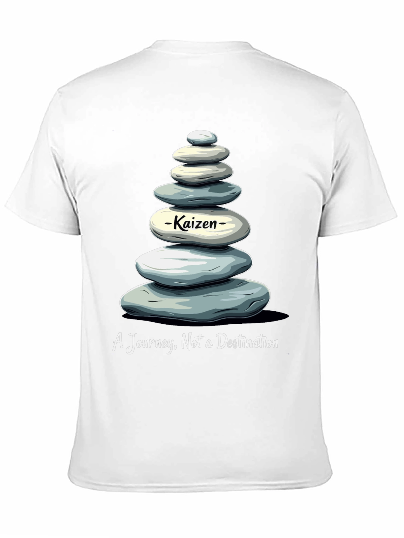 Kaizen Stone Stack Tee - Journey Not Destination