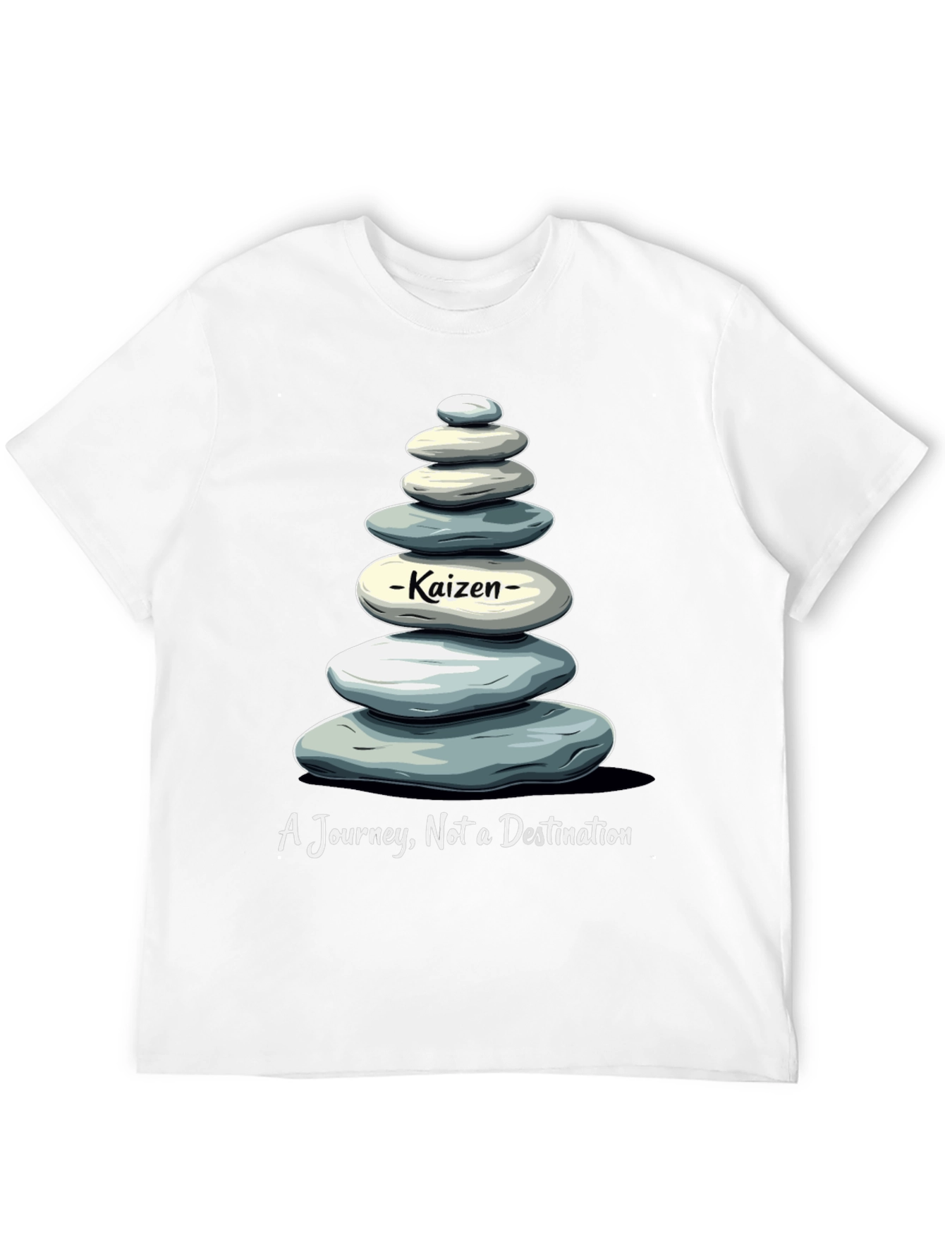 Kaizen Stone Stack Tee - Journey Not Destination