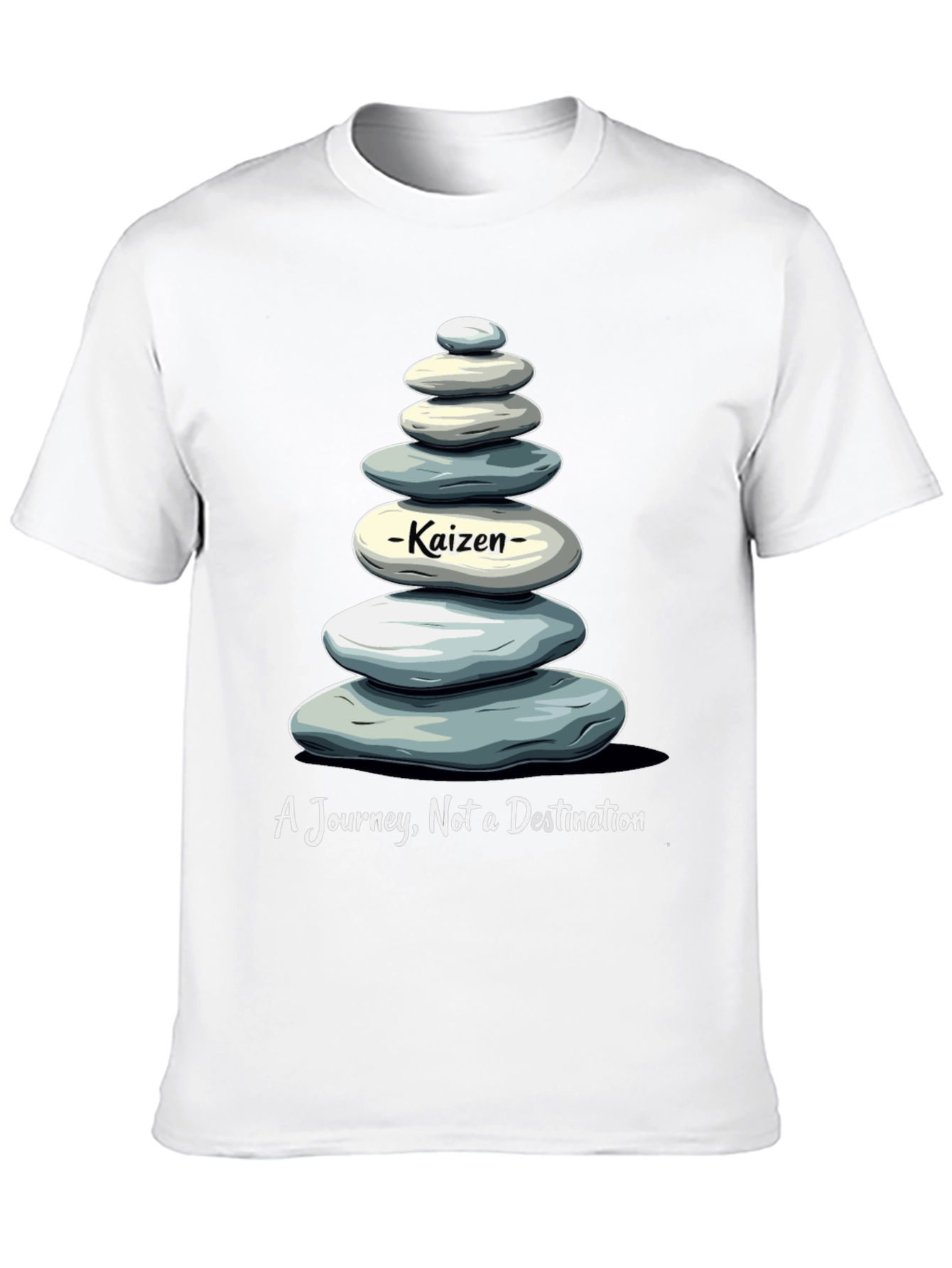 Kaizen Stone Stack Tee - Journey Not Destination