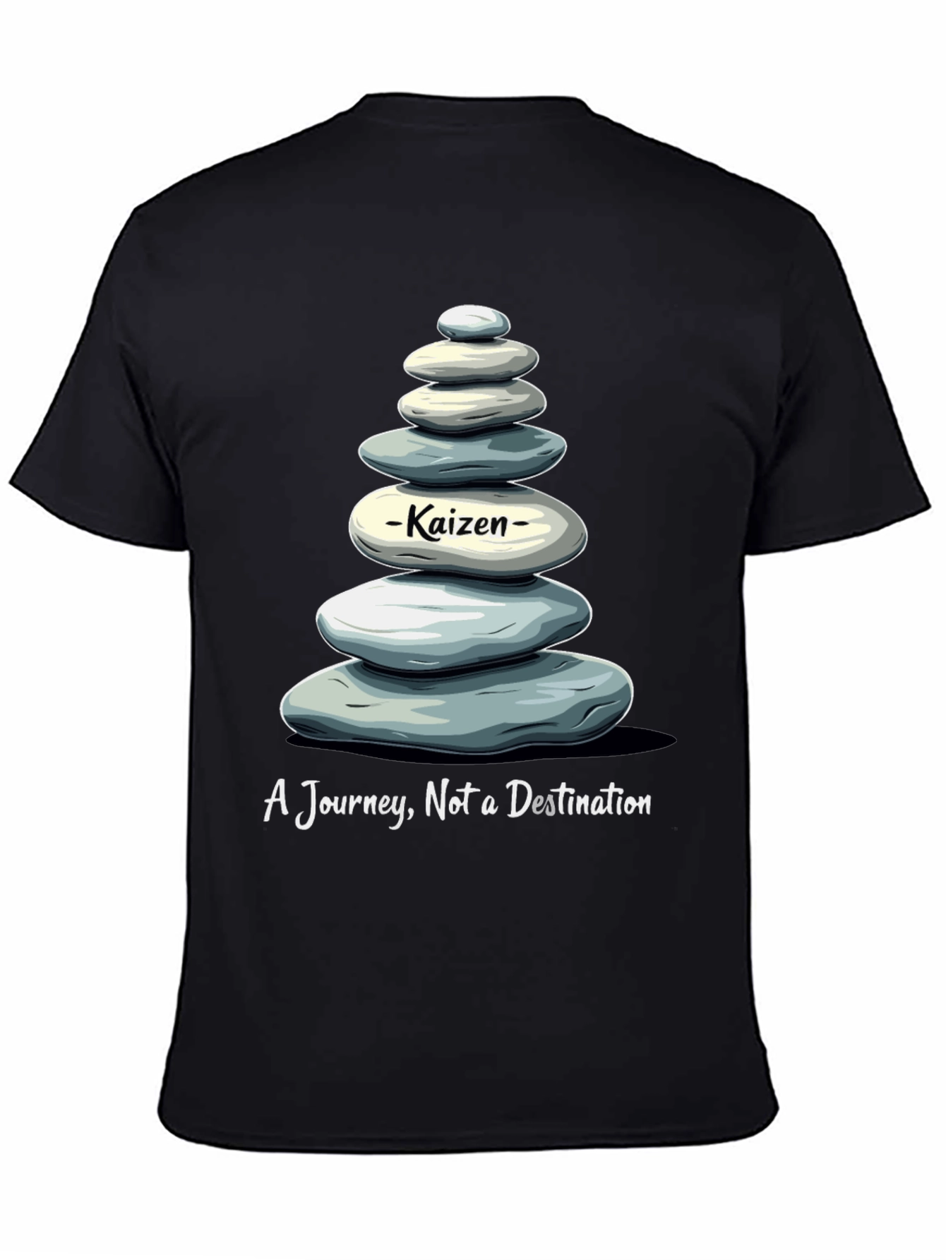 Kaizen Stone Stack Tee - Journey Not Destination