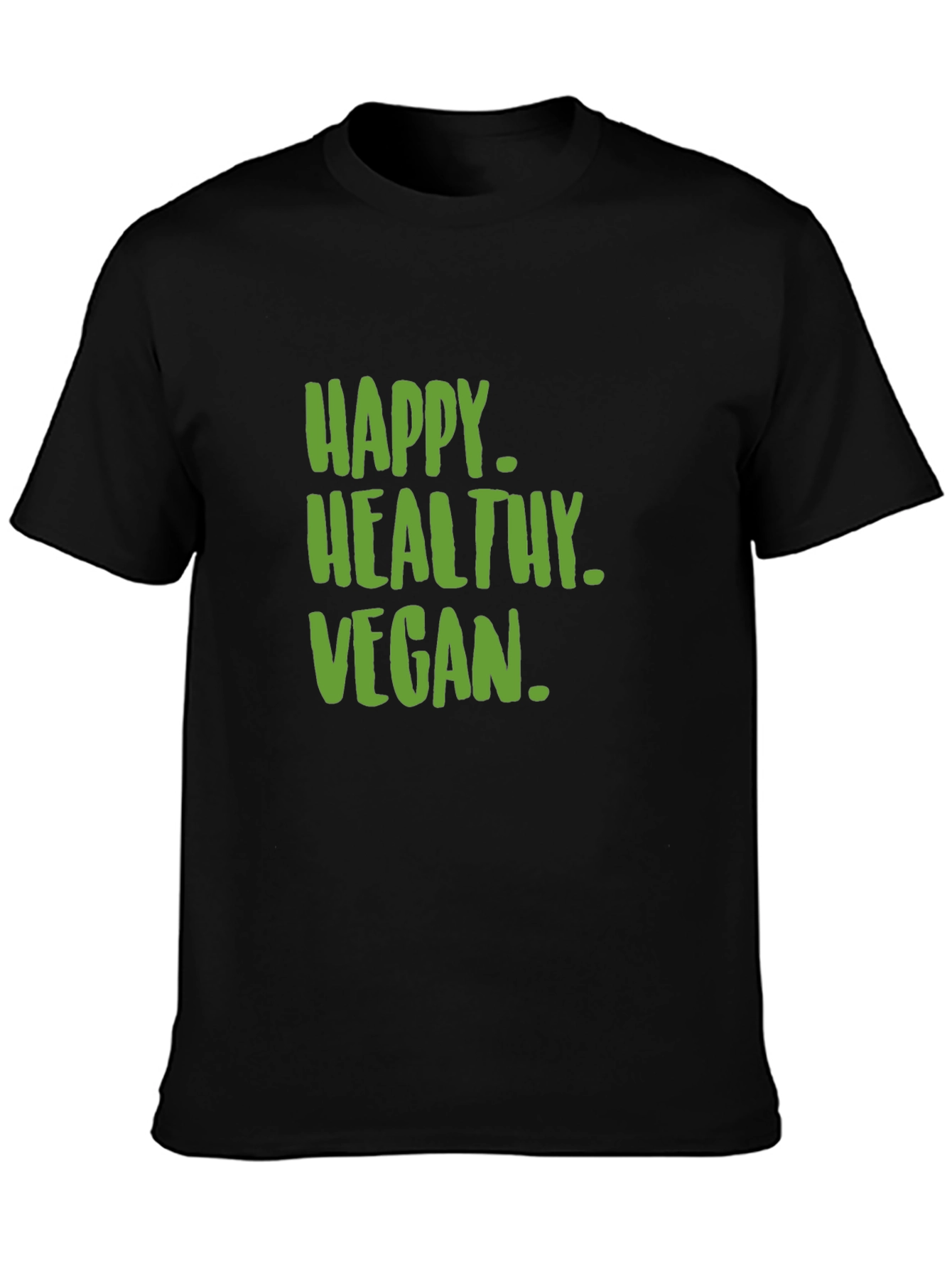 Happy Healthy Vegan T-Shirt - Unisex Graphic Tee