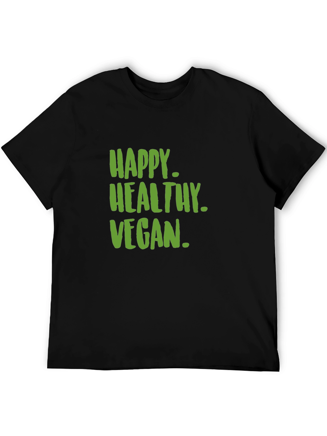 Happy Healthy Vegan T-Shirt - Unisex Graphic Tee