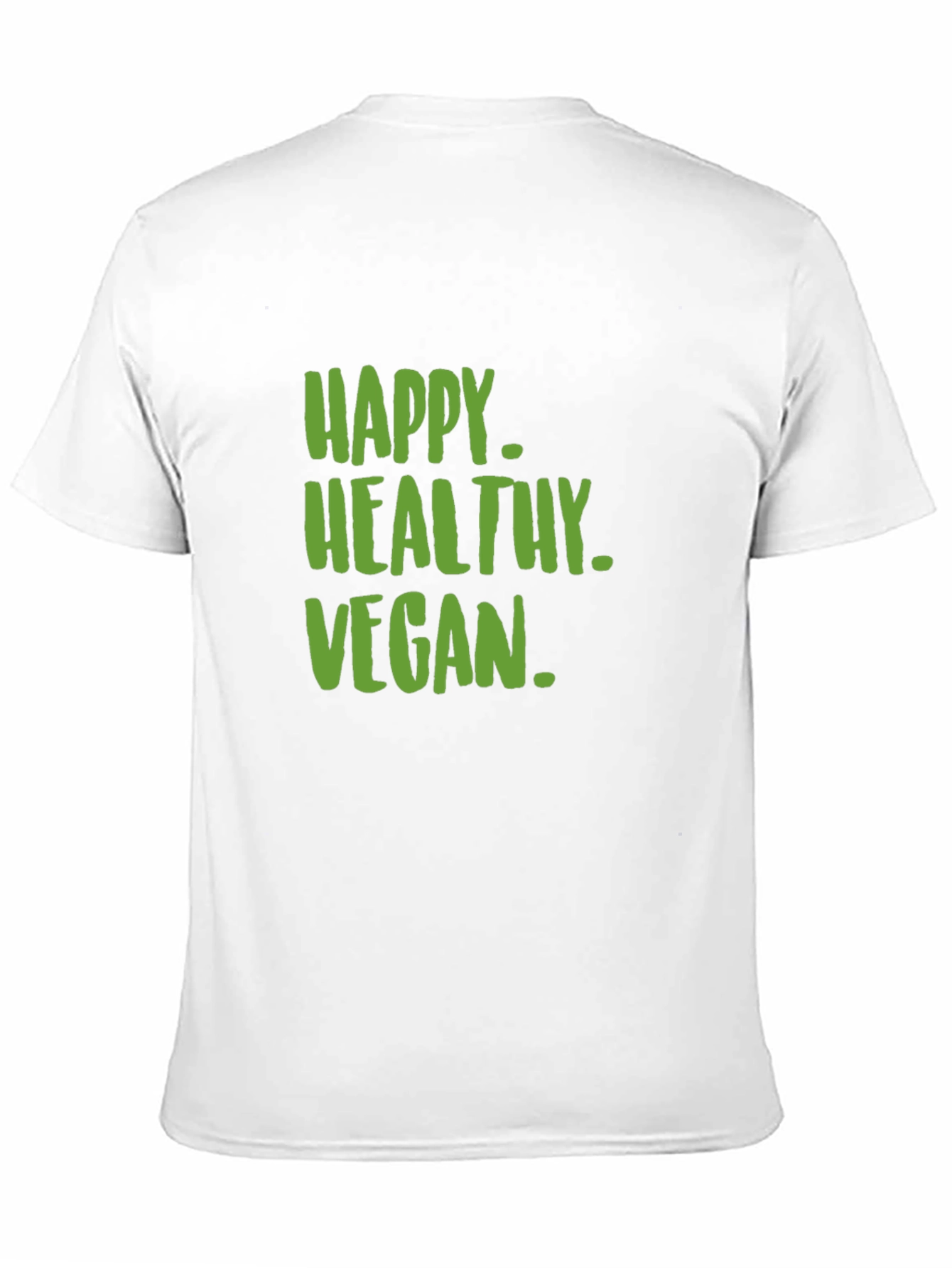 Happy Healthy Vegan T-Shirt - Unisex Graphic Tee