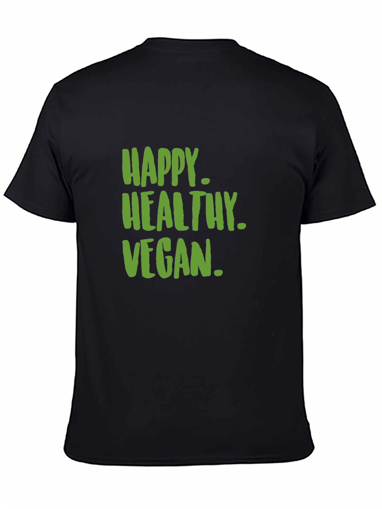 Happy Healthy Vegan T-Shirt - Unisex Graphic Tee