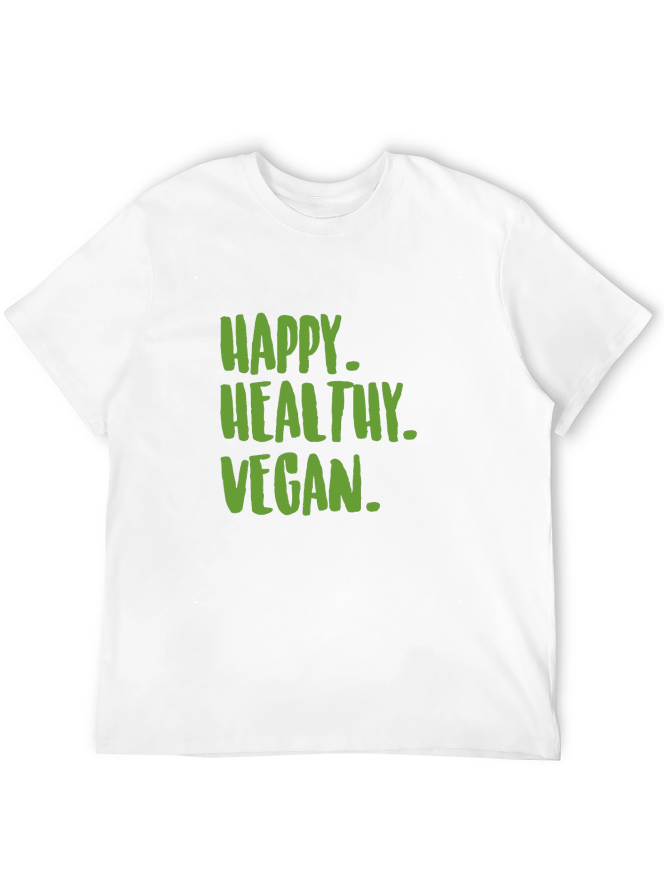 Happy Healthy Vegan T-Shirt - Unisex Graphic Tee