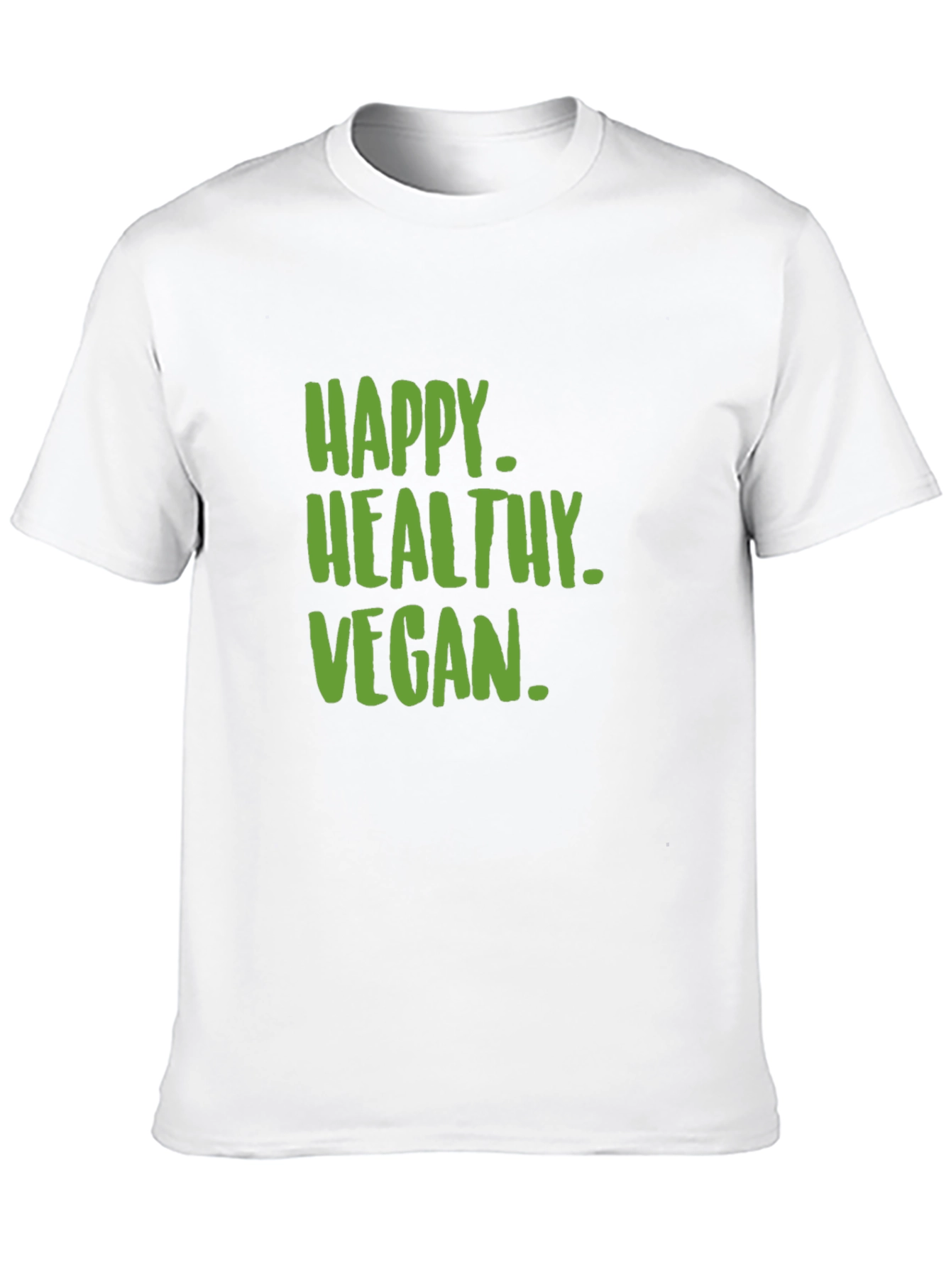 Happy Healthy Vegan T-Shirt - Unisex Graphic Tee