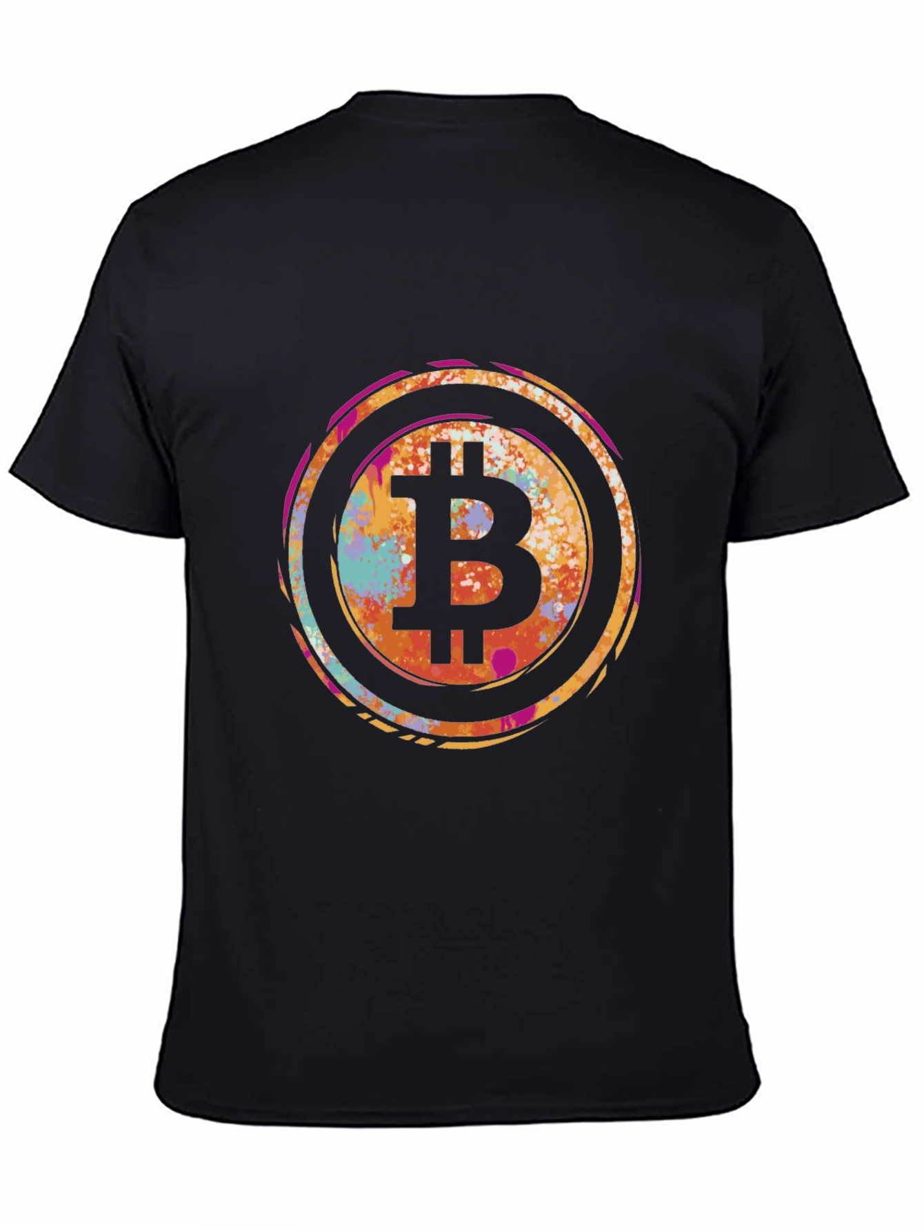 Bitcoin Splash Tee - Crypto Currency Style