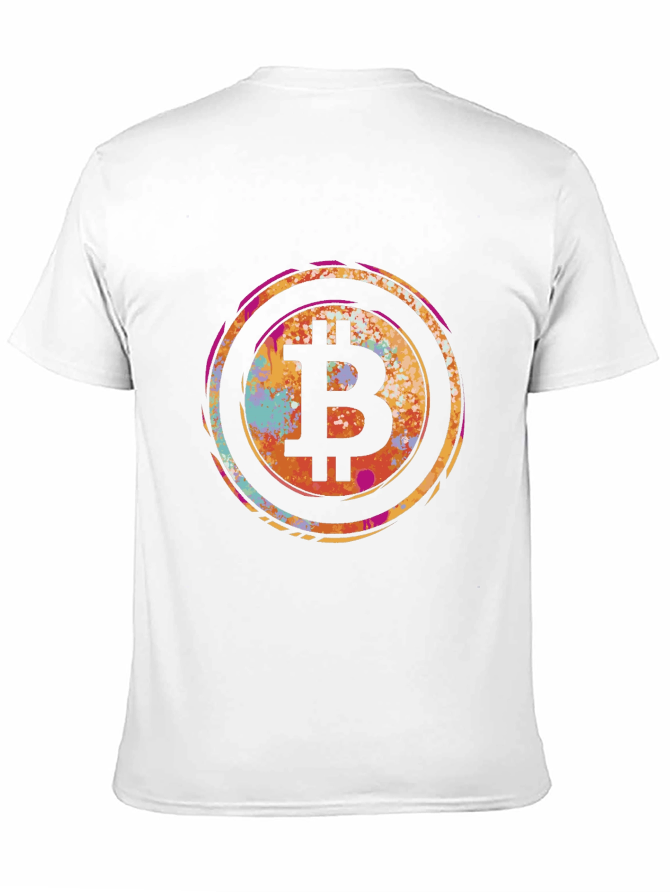 Bitcoin Splash Tee - Crypto Currency Style