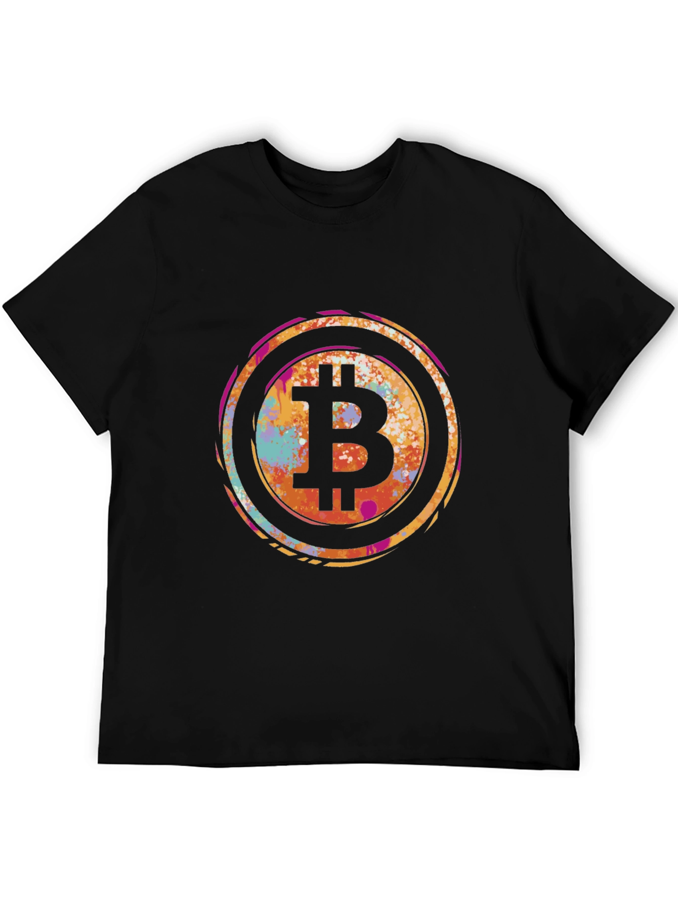 Bitcoin Splash Tee - Crypto Currency Style