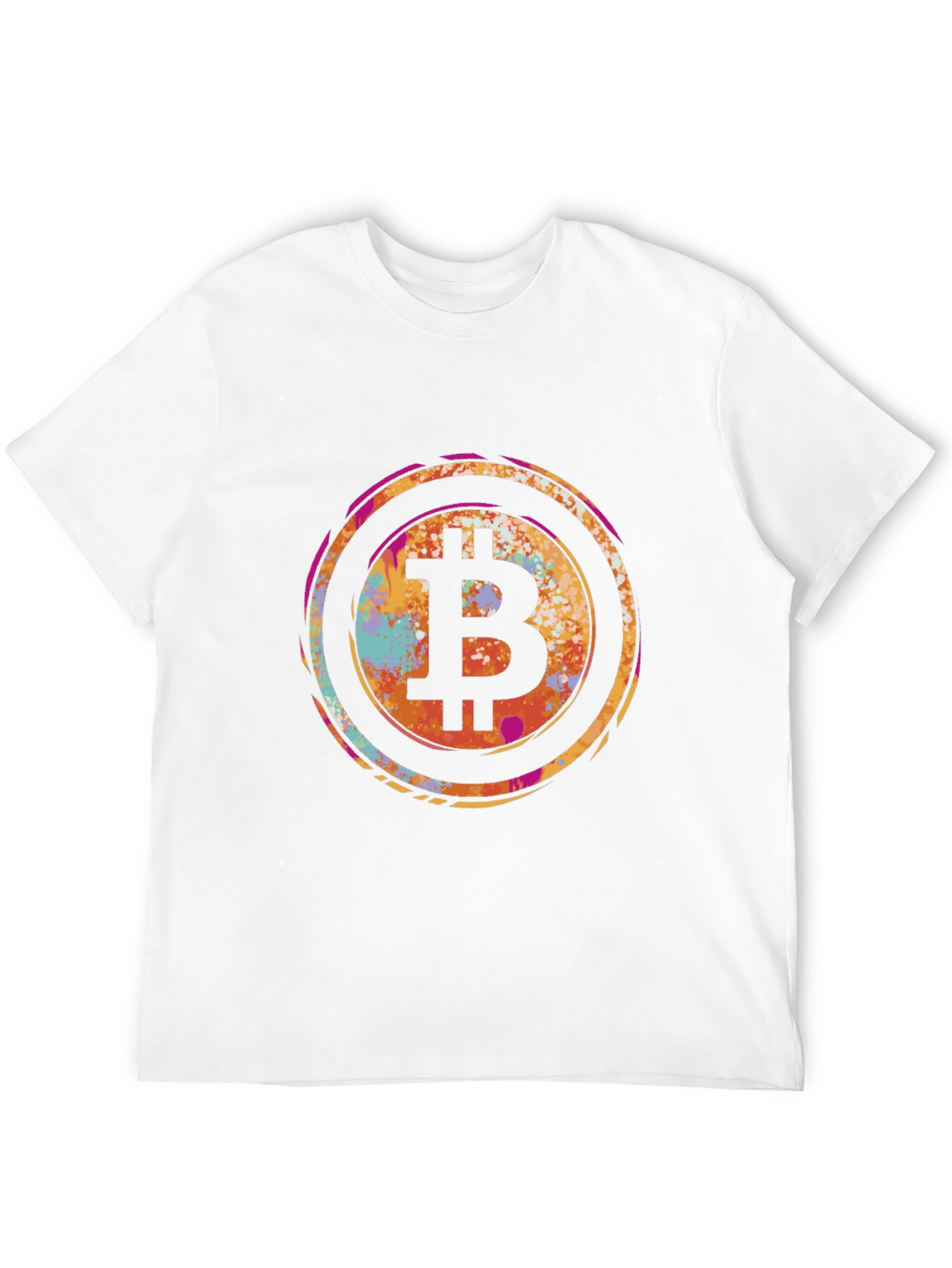 Bitcoin Splash Tee - Crypto Currency Style
