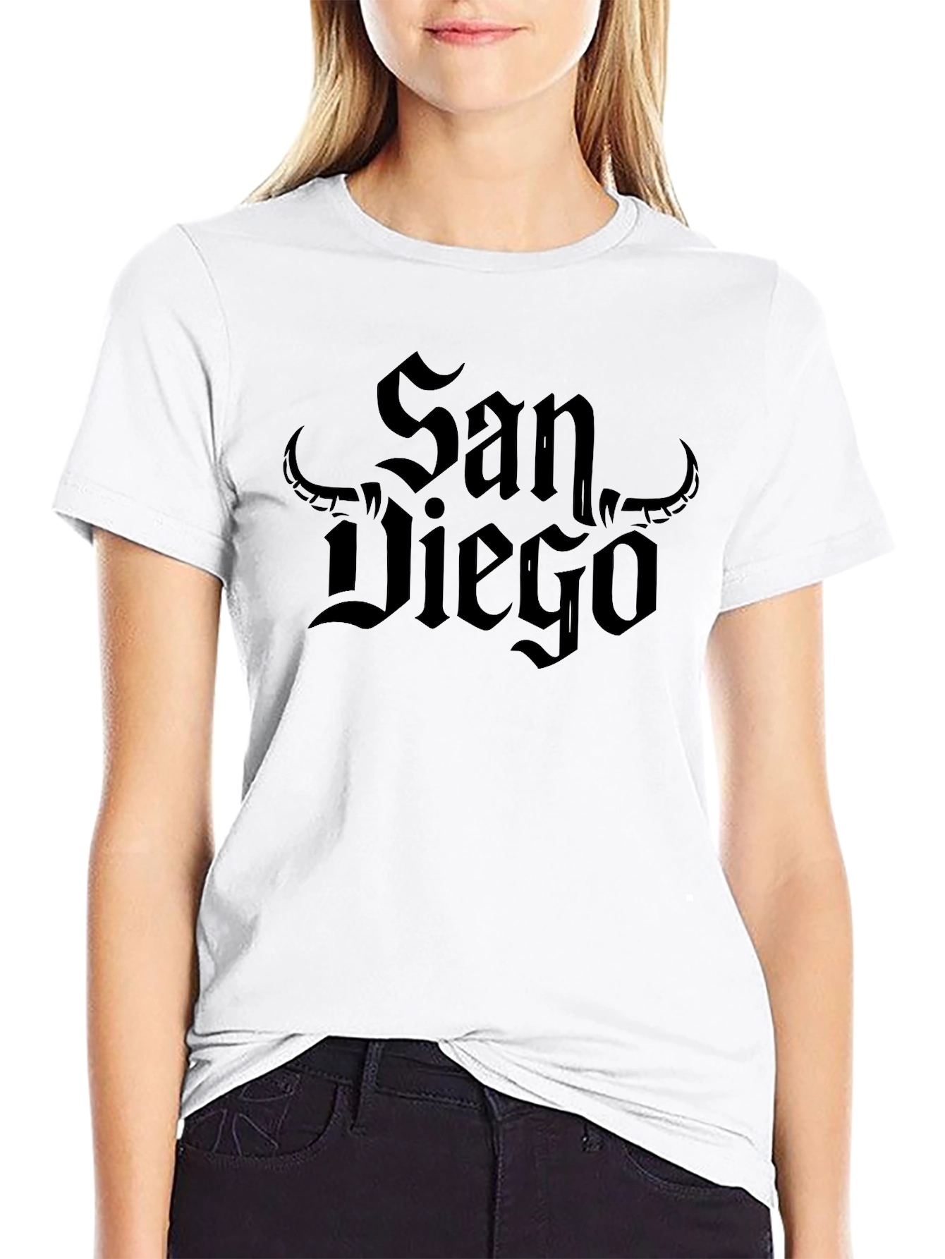San Diego Graphic T-Shirt - Black