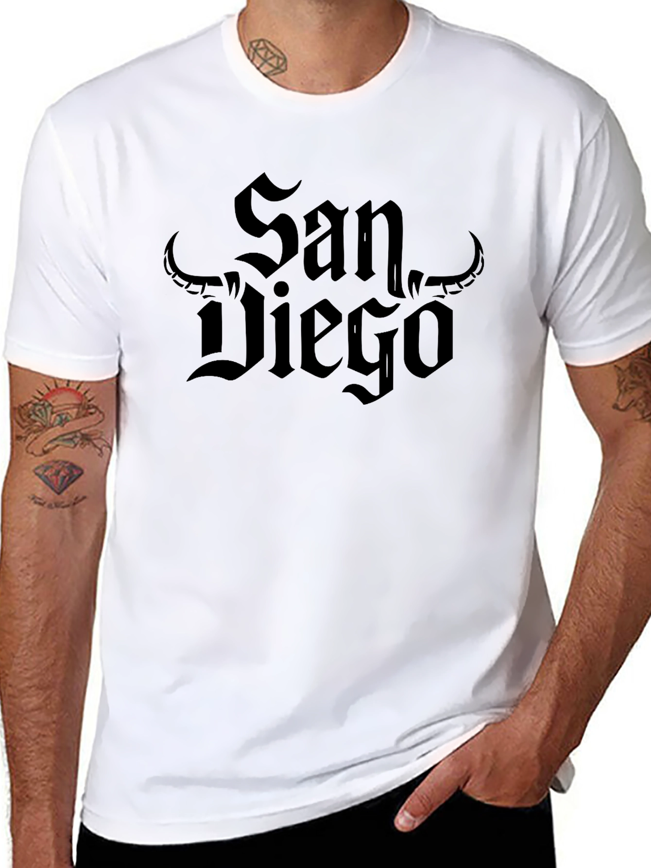 San Diego Graphic T-Shirt - Black